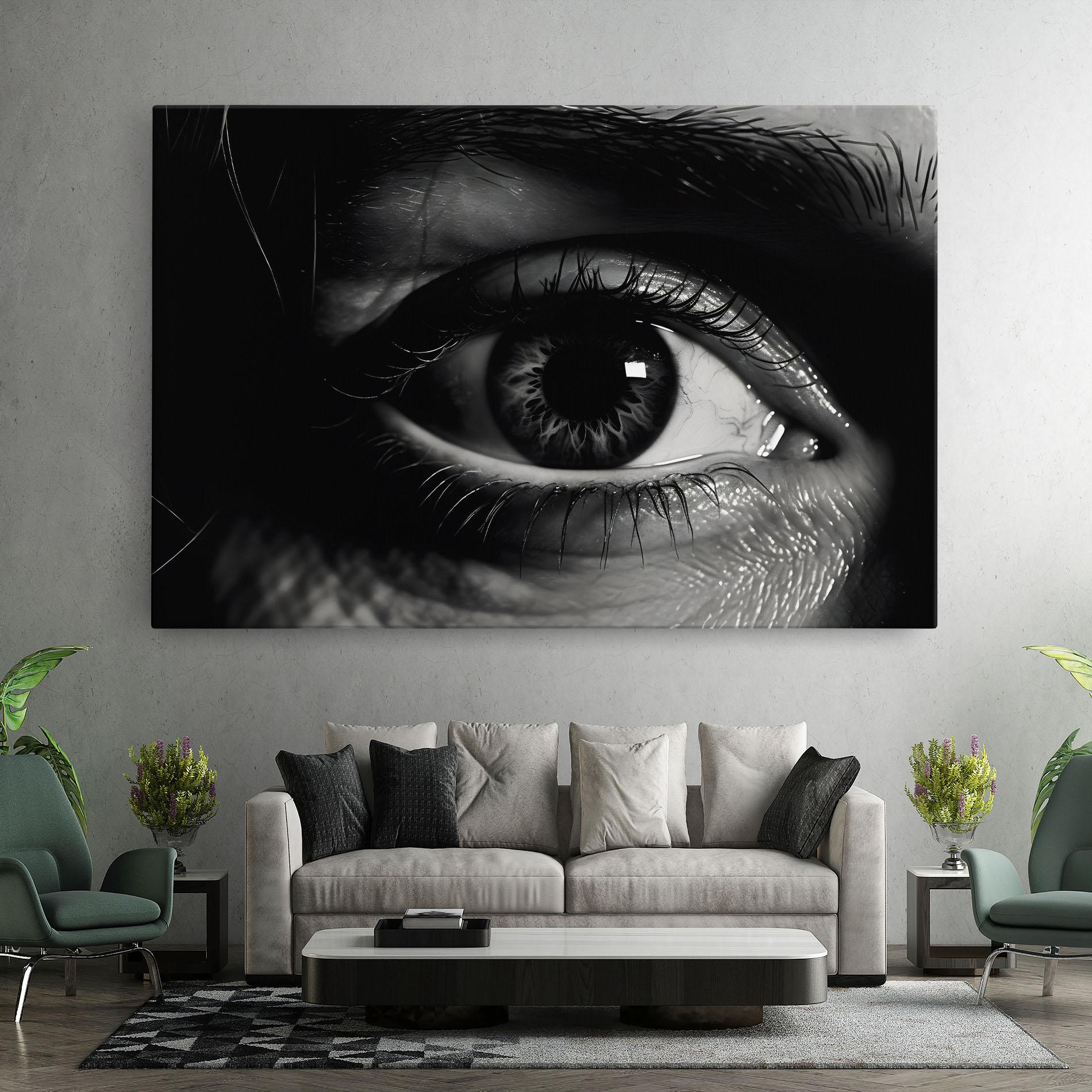 Tablou Canvas Eye Close Up mockup 7