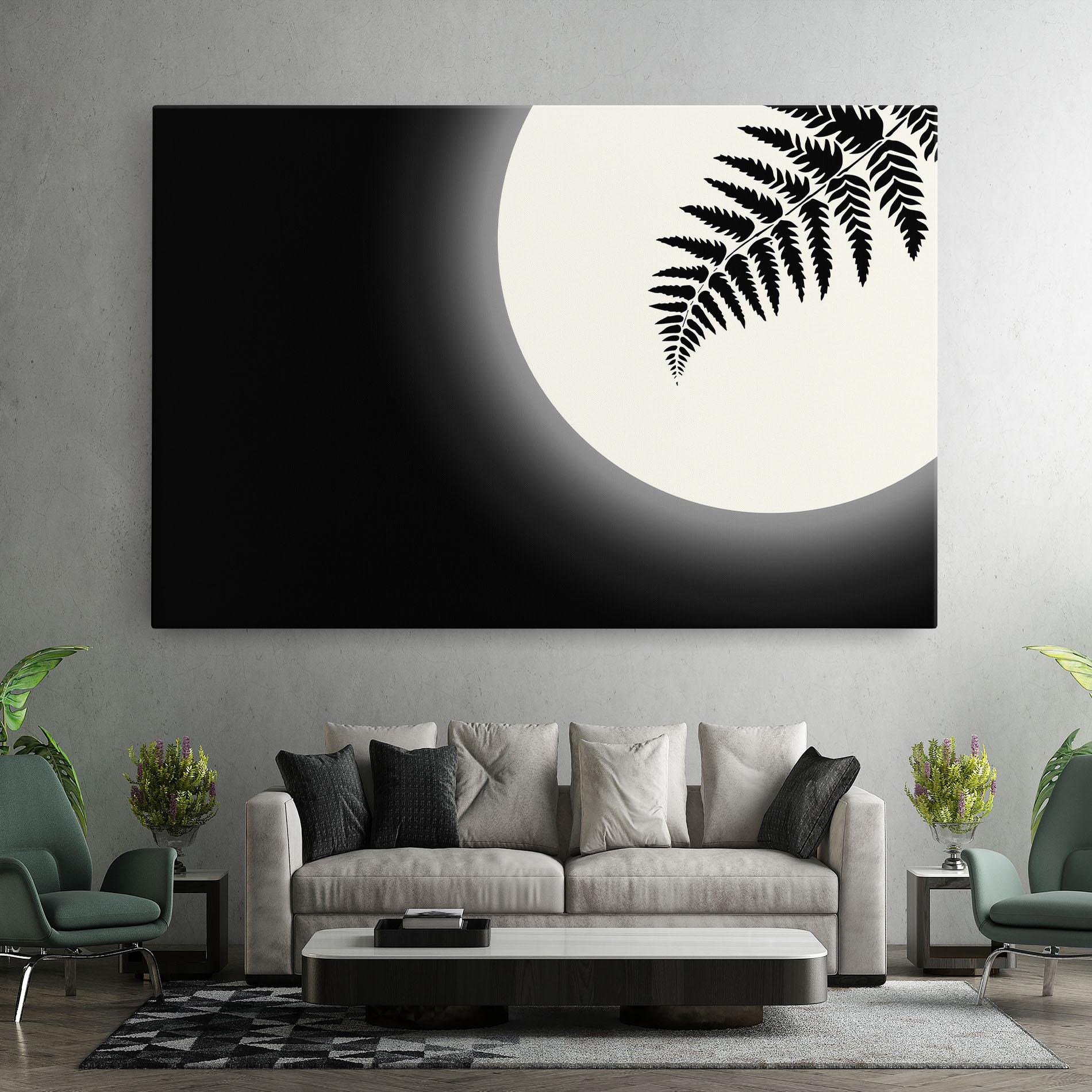 Tablou Canvas Full Moon Leaf mockup 7