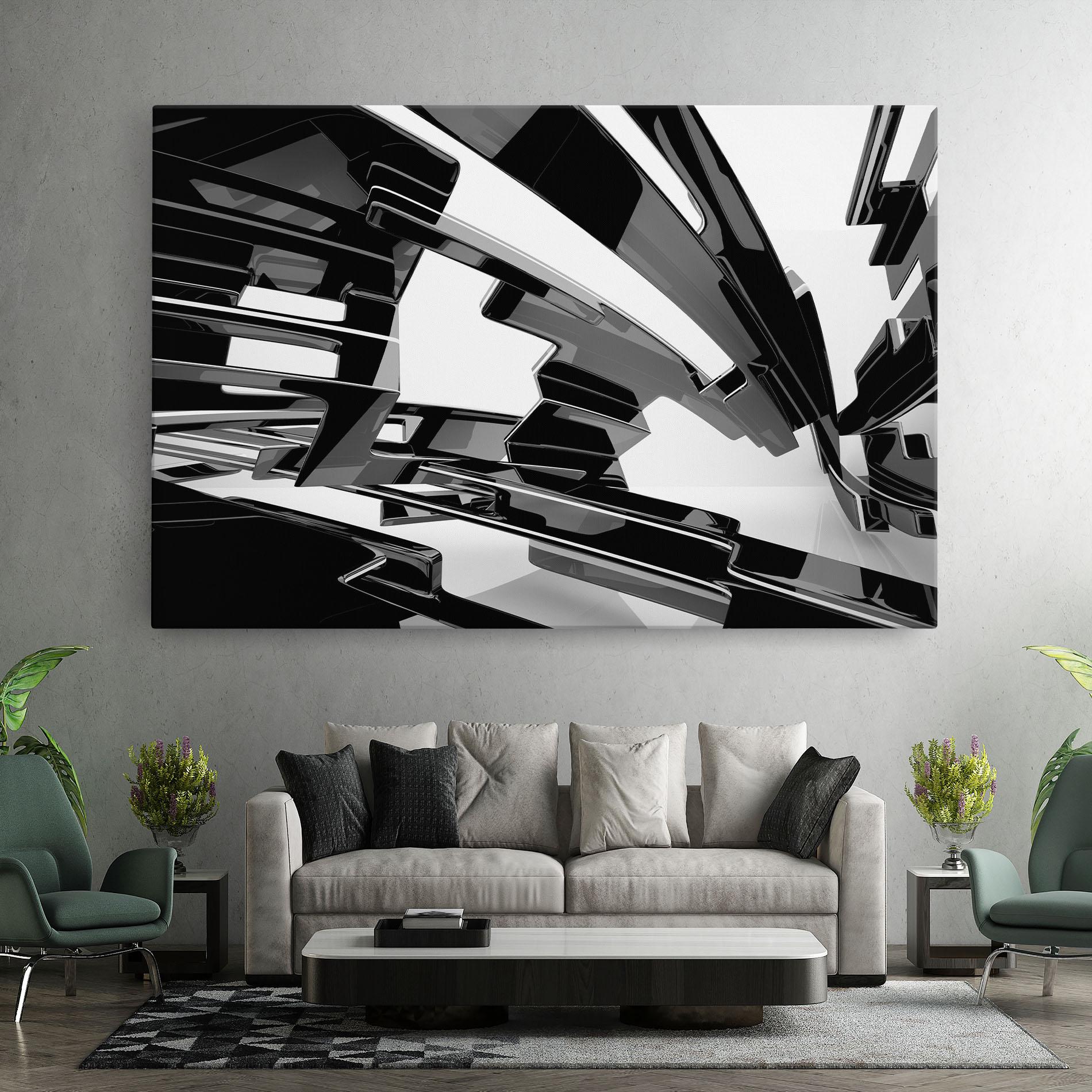 Tablou Canvas Glossy Sculpture mockup 7
