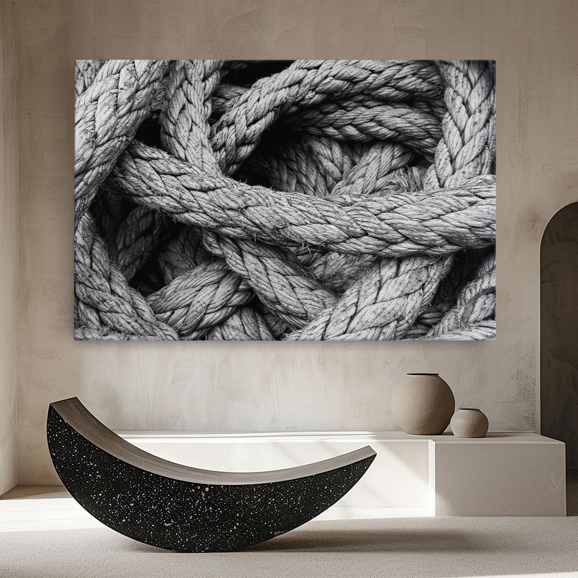 Tablou Canvas Gray String mockup 8