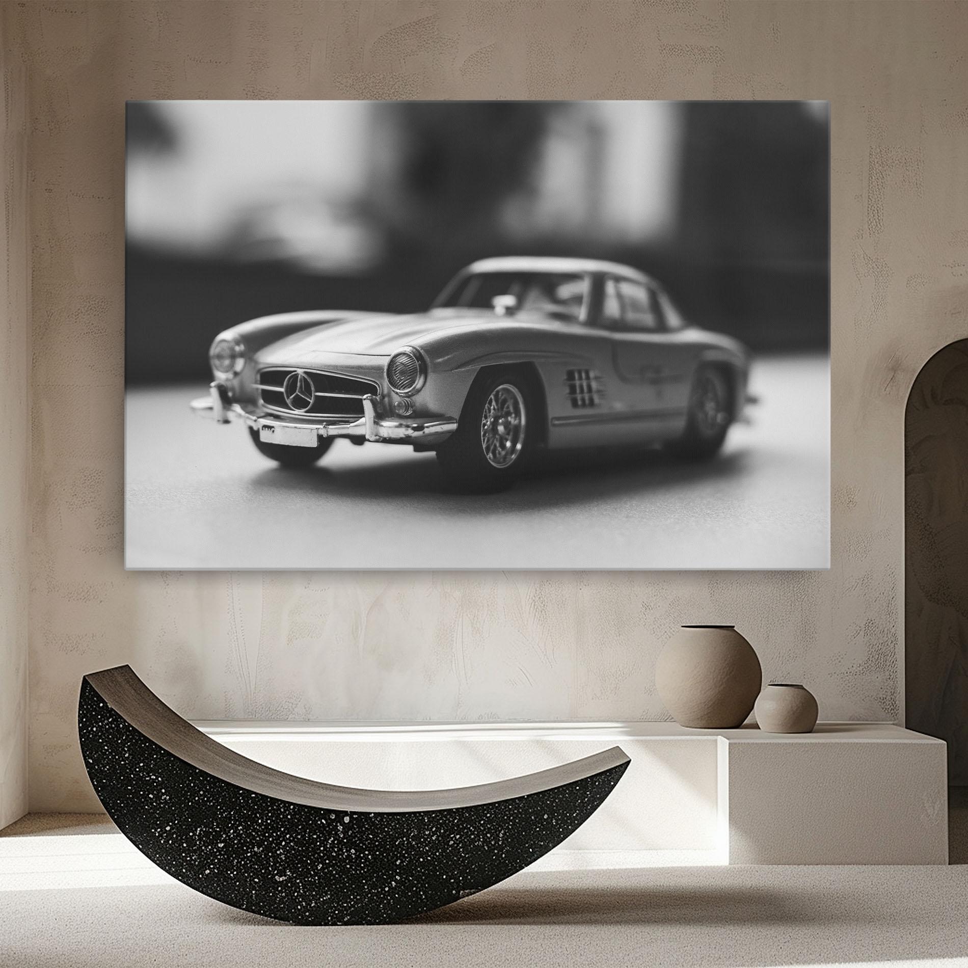 Tablou Canvas Grey Old Car mockup 8
