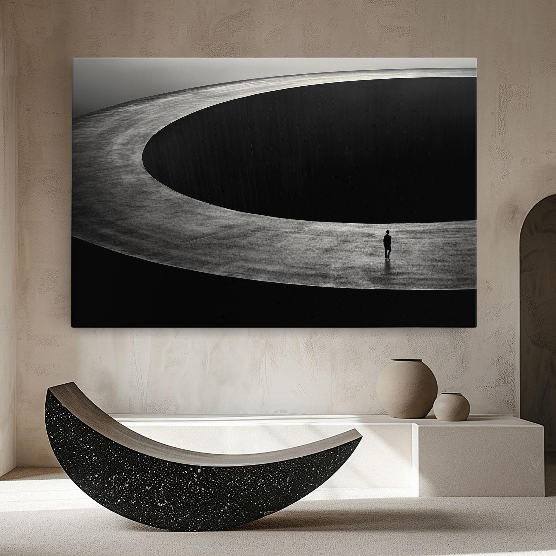 Tablou Canvas Man Walking mockup 8