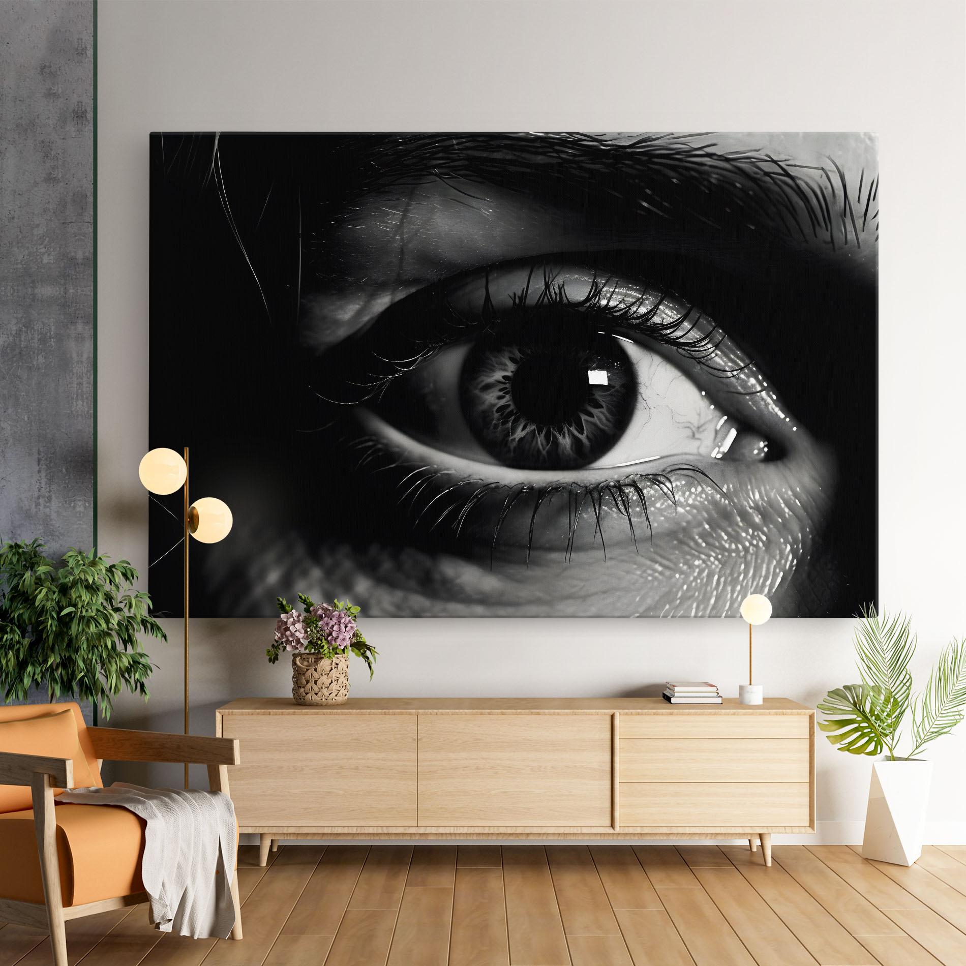 Tablou Canvas Eye Close Up mockup 9