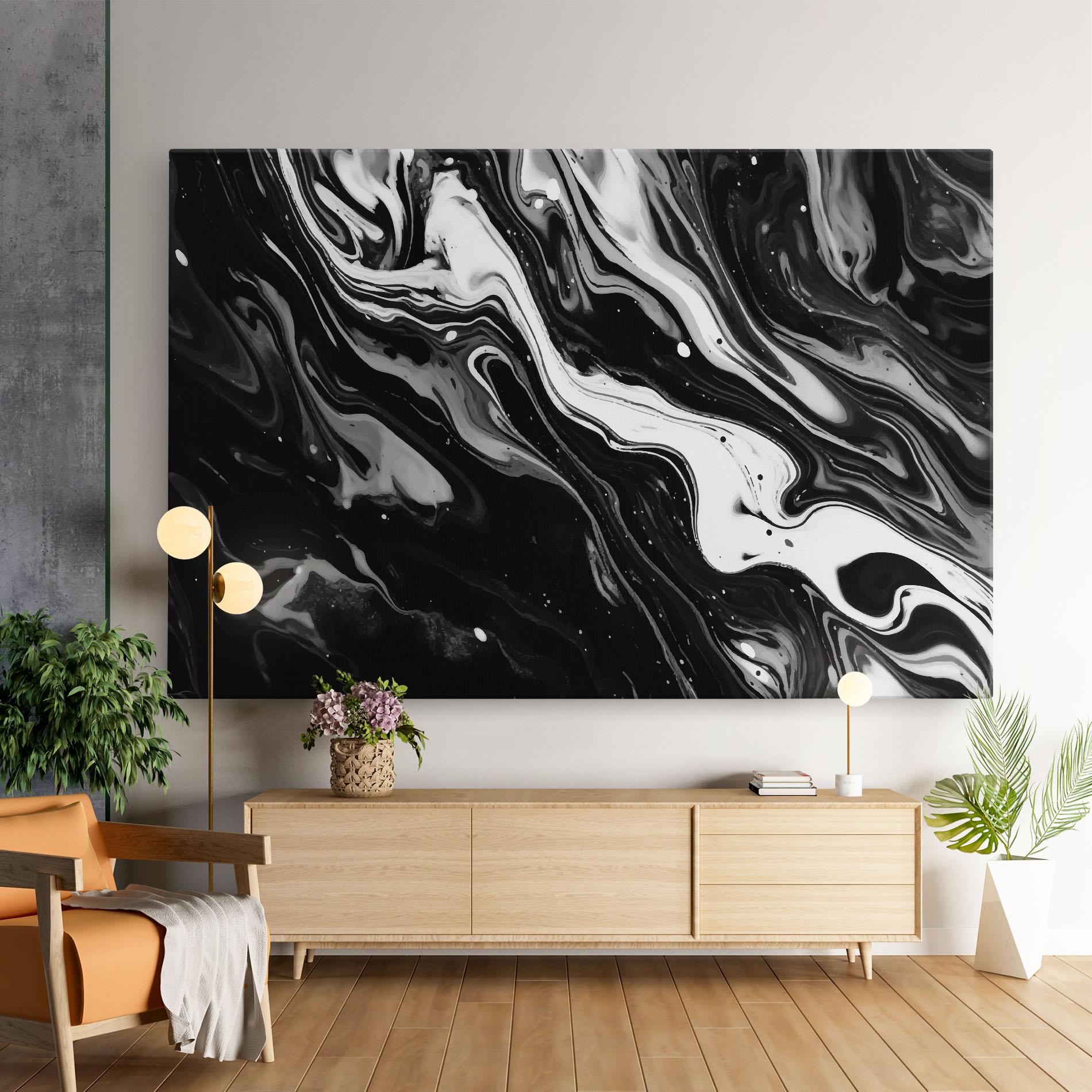 Tablou Canvas Grey Art Marble mockup 9