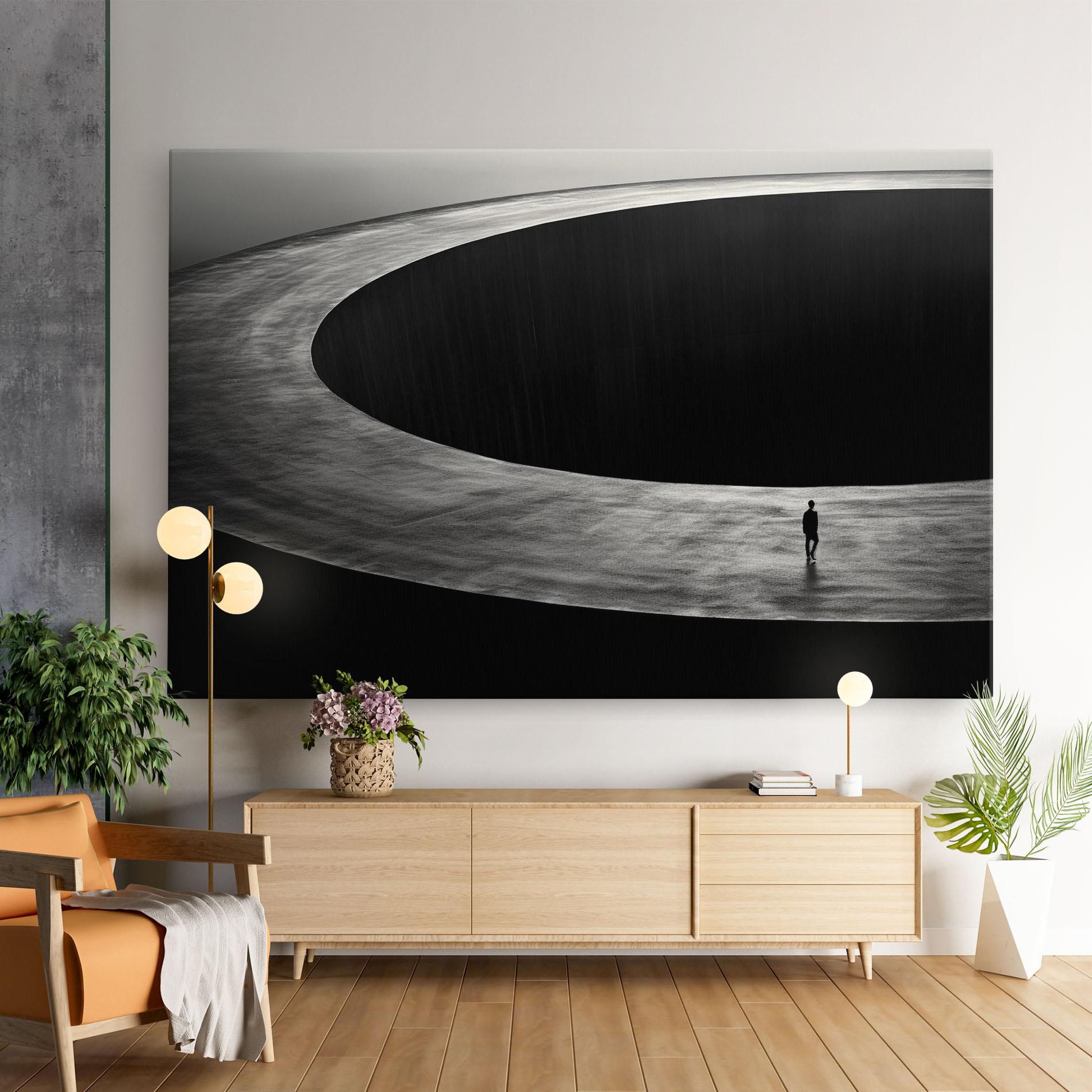 Tablou Canvas Man Walking mockup 9