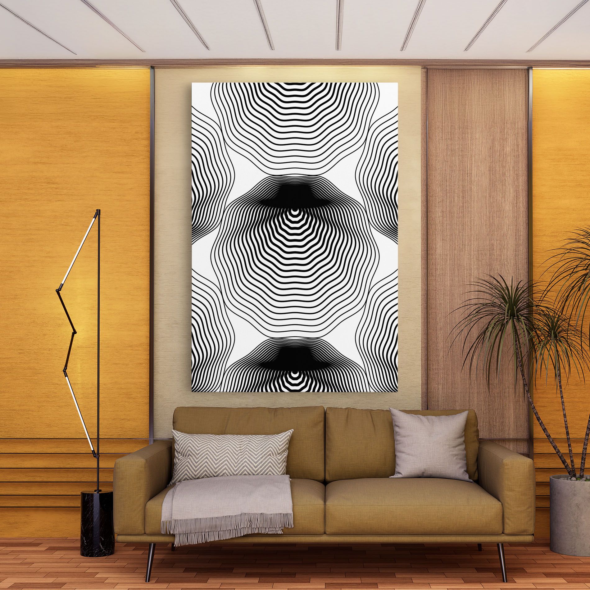 Black Line Art mockup 9