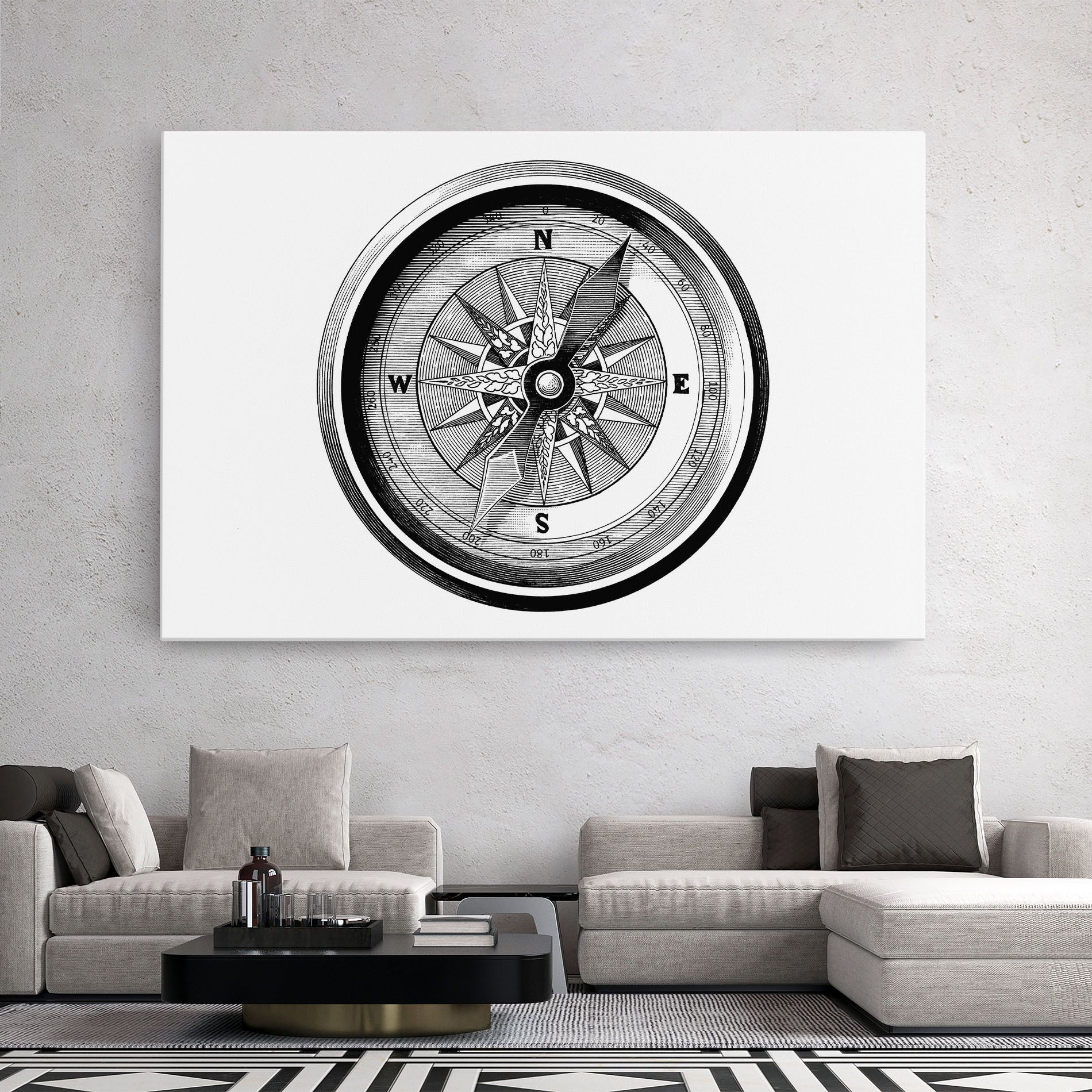 Black Compass mockup 2