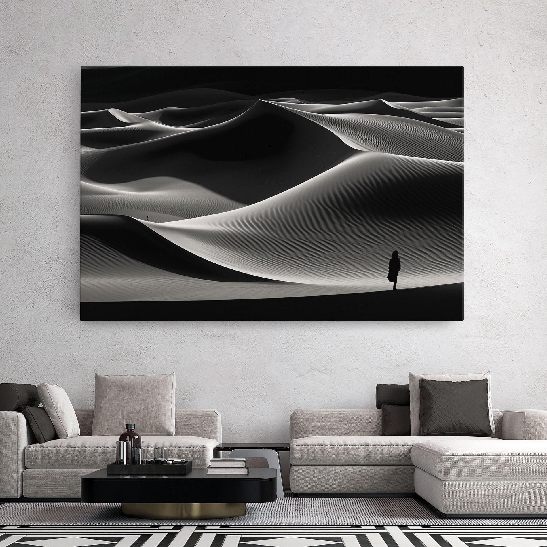 Tablou Canvas Dune Silhouette mockup 2