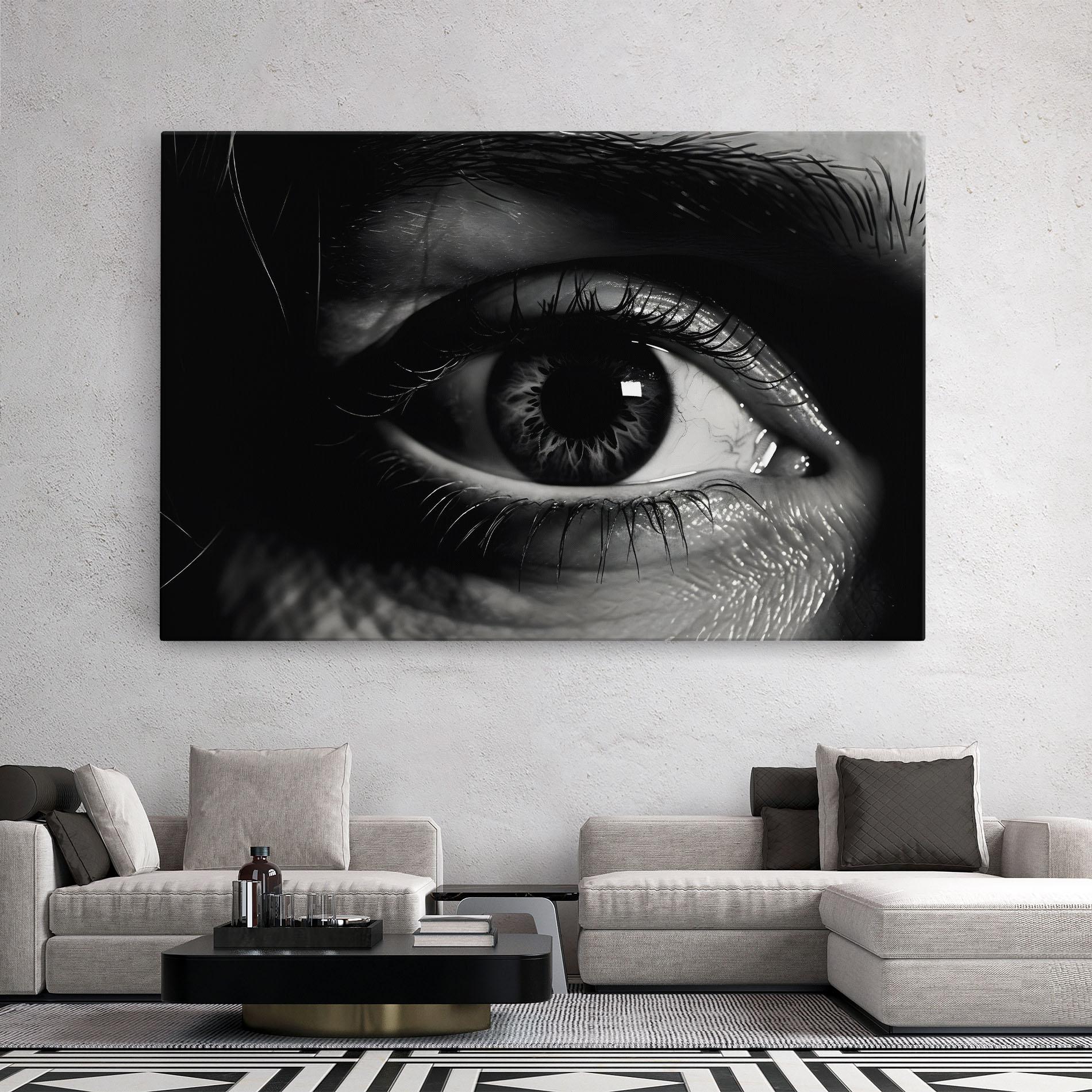 Tablou Canvas Eye Close Up mockup 2