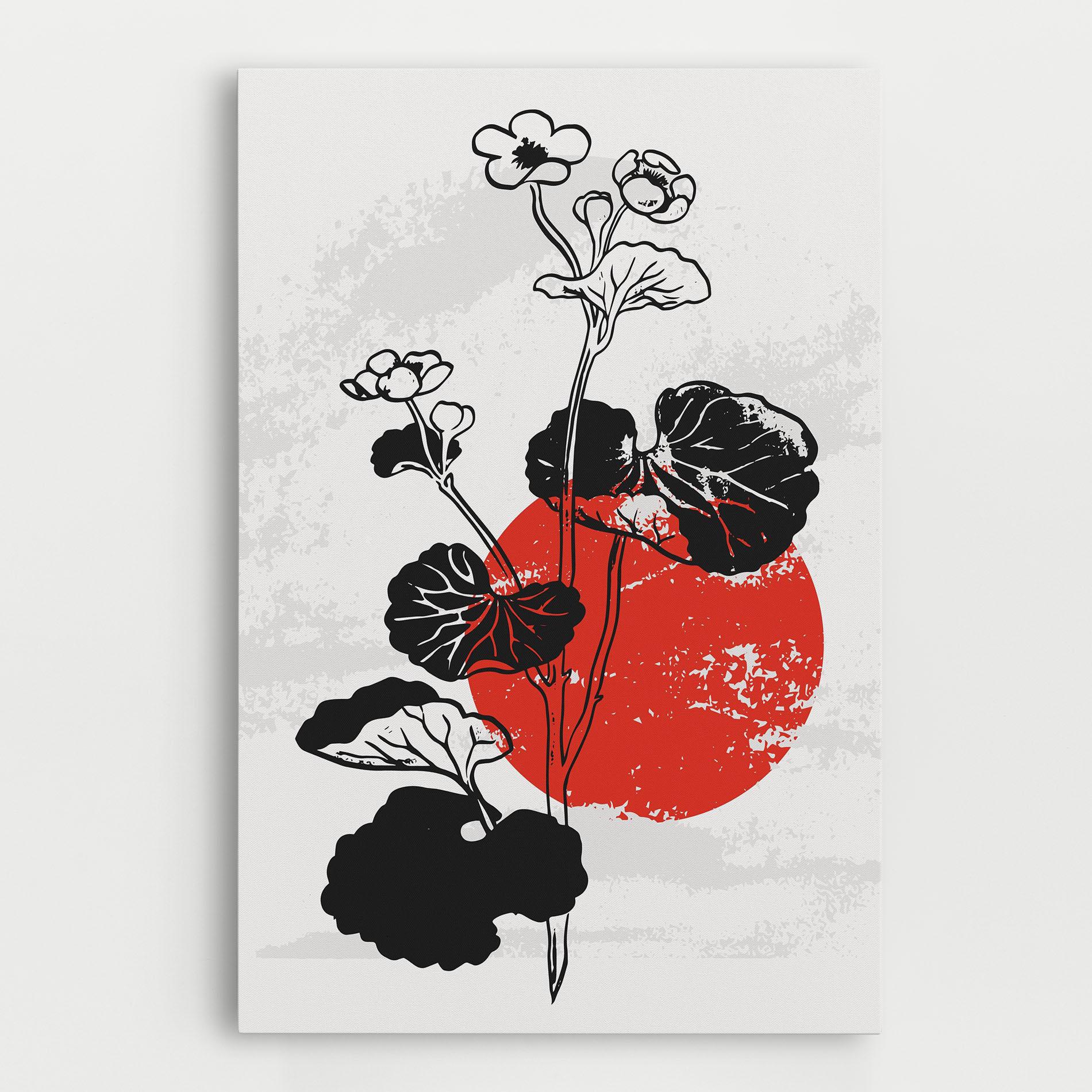 Tablou Canvas Japan Plant Art mockup 0