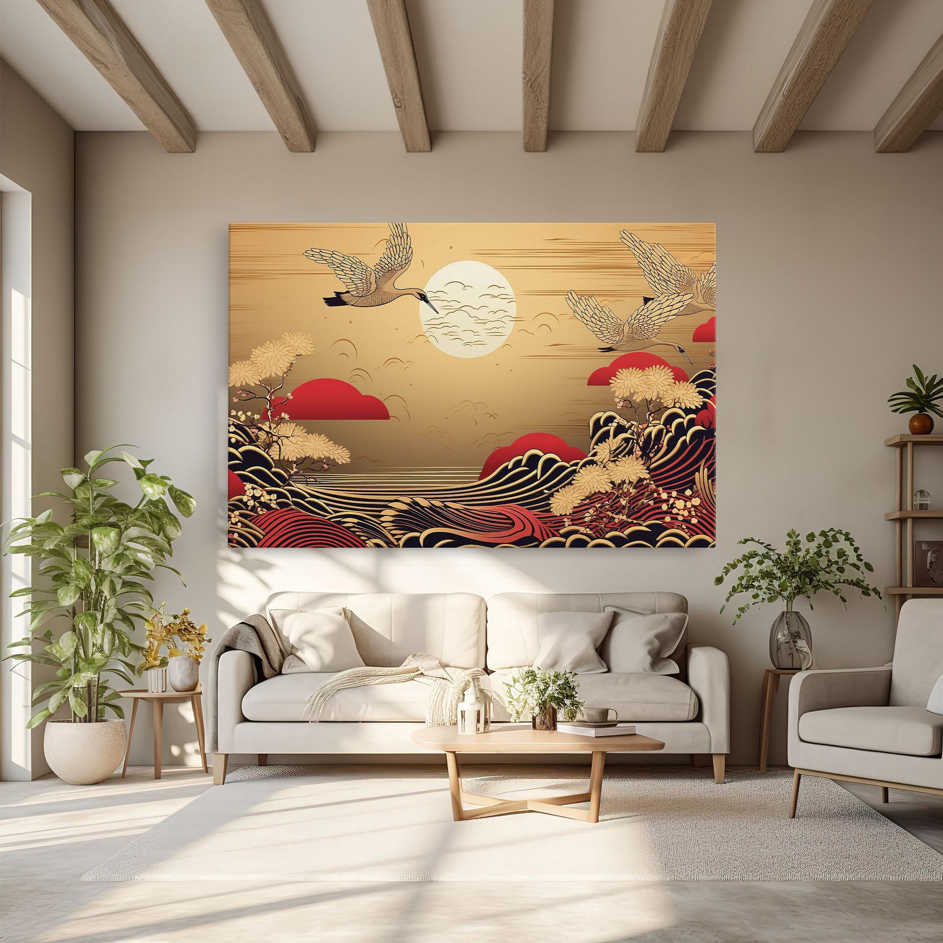 Tablou Canvas Chinese Wind Art mockup 6