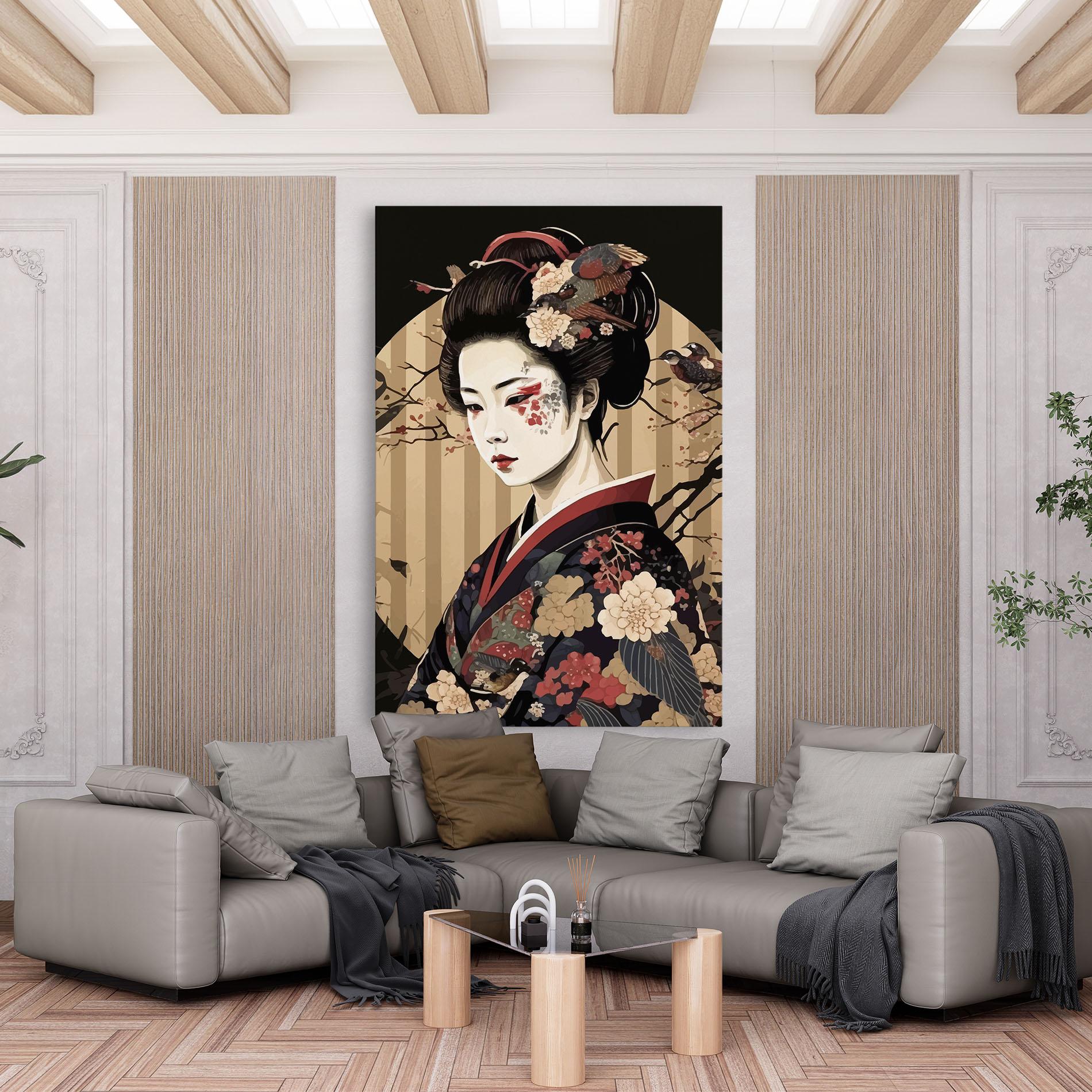 Tablou Canvas Asiatic Lady mockup 6