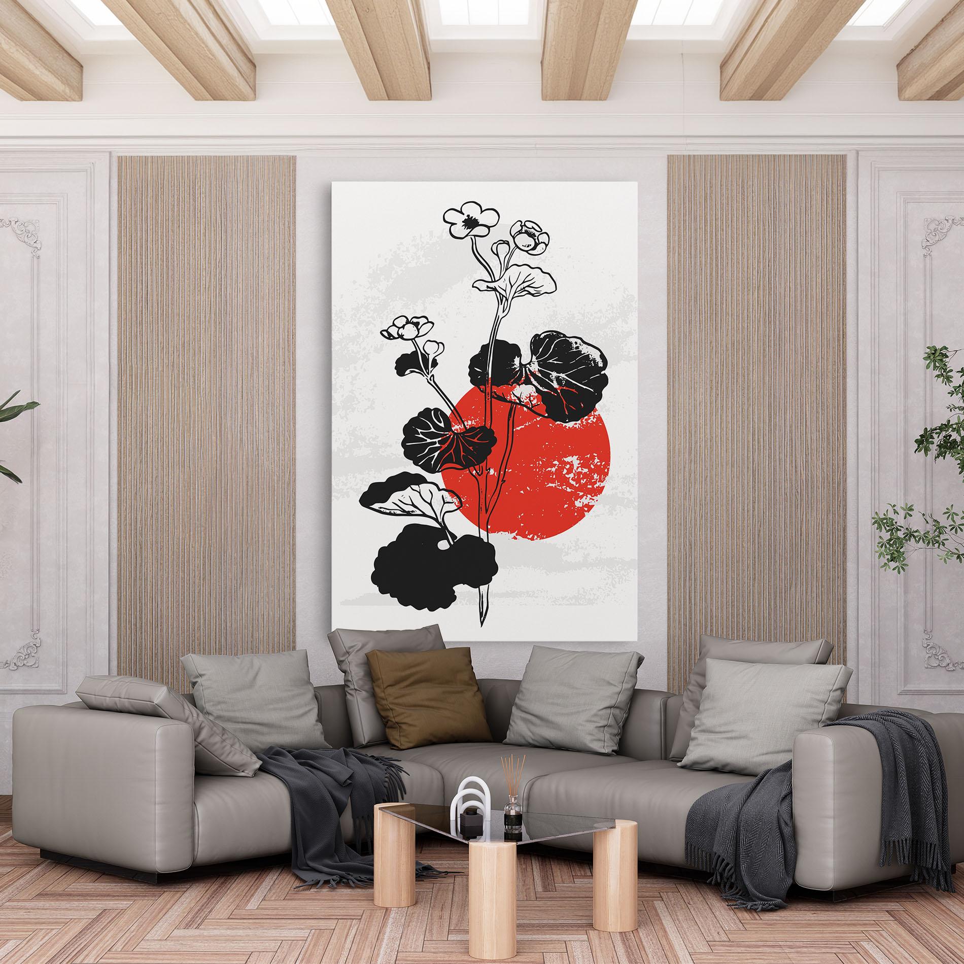 Tablou Canvas Japan Plant Art mockup 6