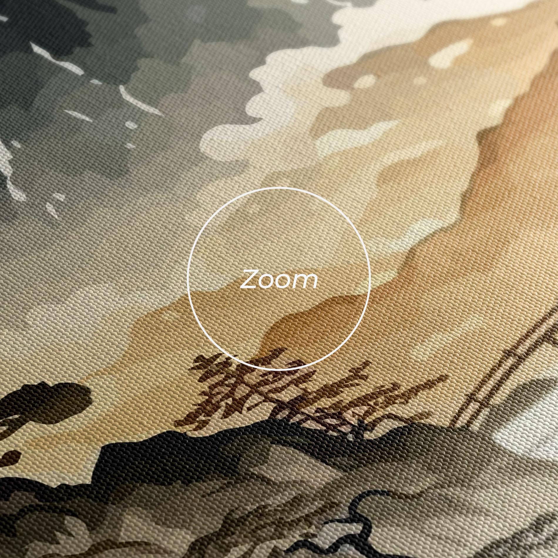 Tablou Canvas Asian Mountain View mockup 3