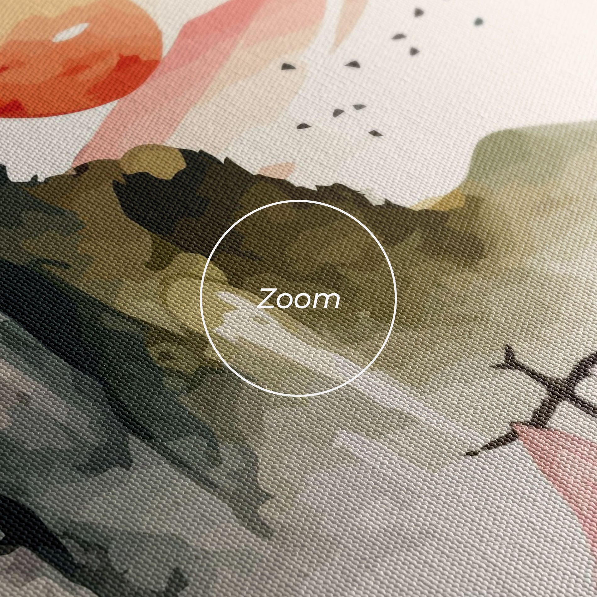 Asian Orange Sunset mockup 3