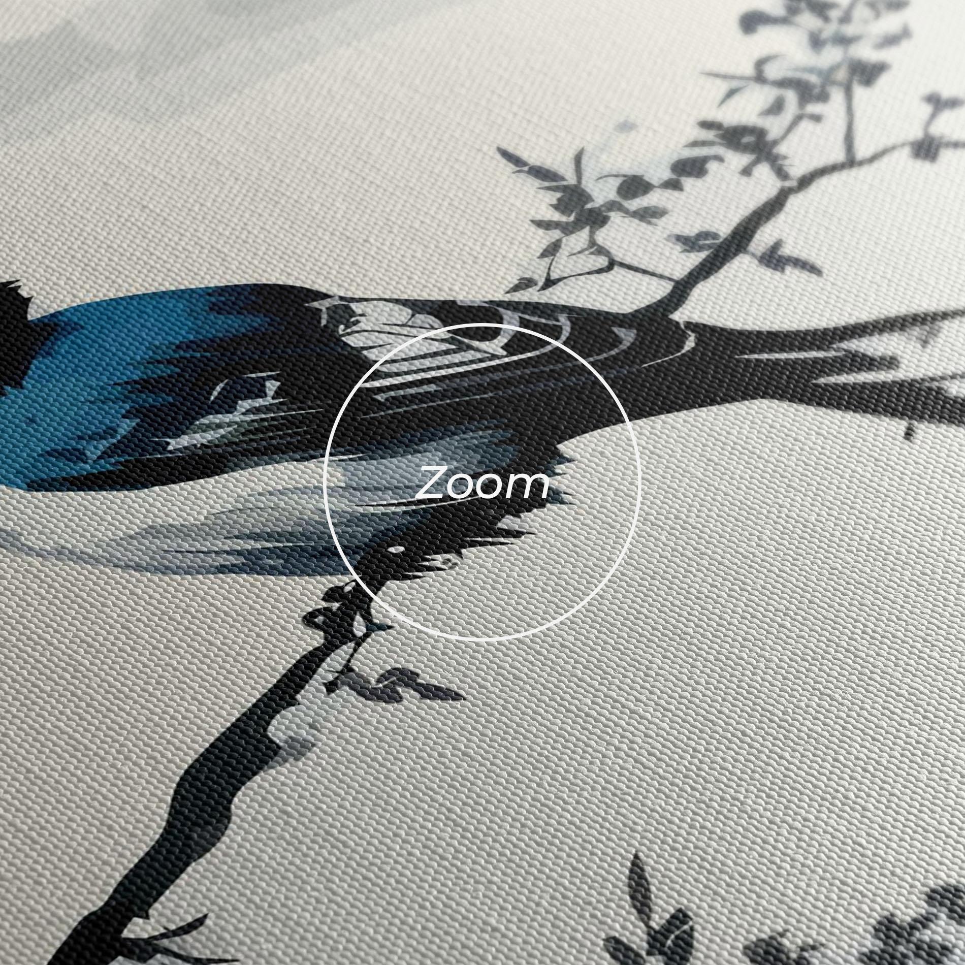 Tablou Canvas Asiatic Blue Bird mockup 3
