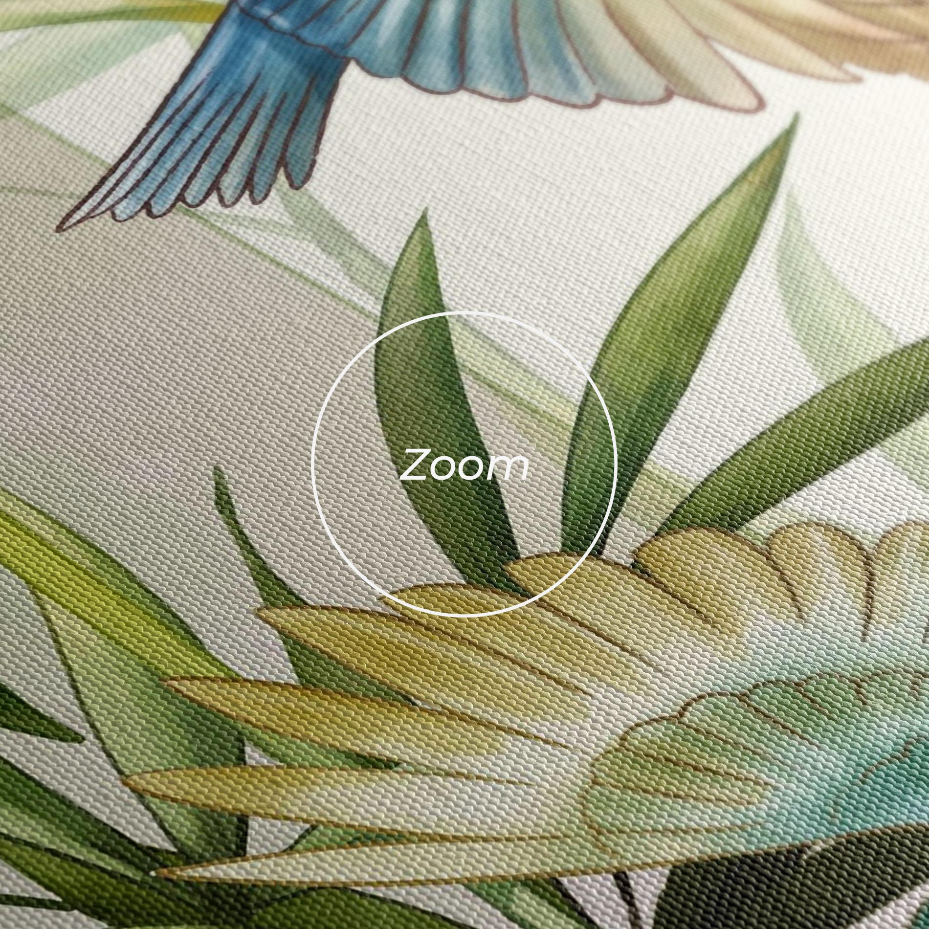Tablou Canvas Asiatic Blue Birds mockup 3