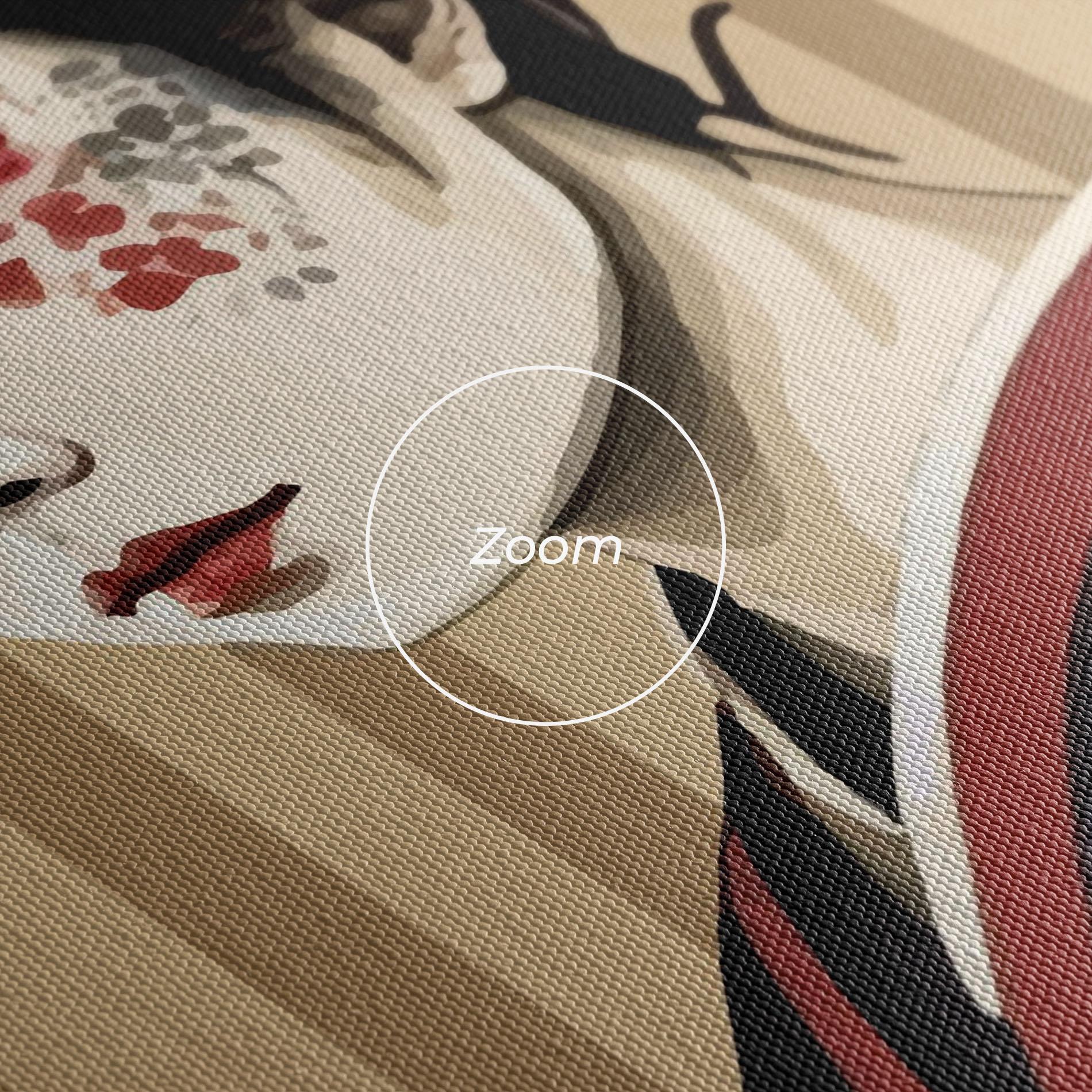 Tablou Canvas Asiatic Lady mockup 3