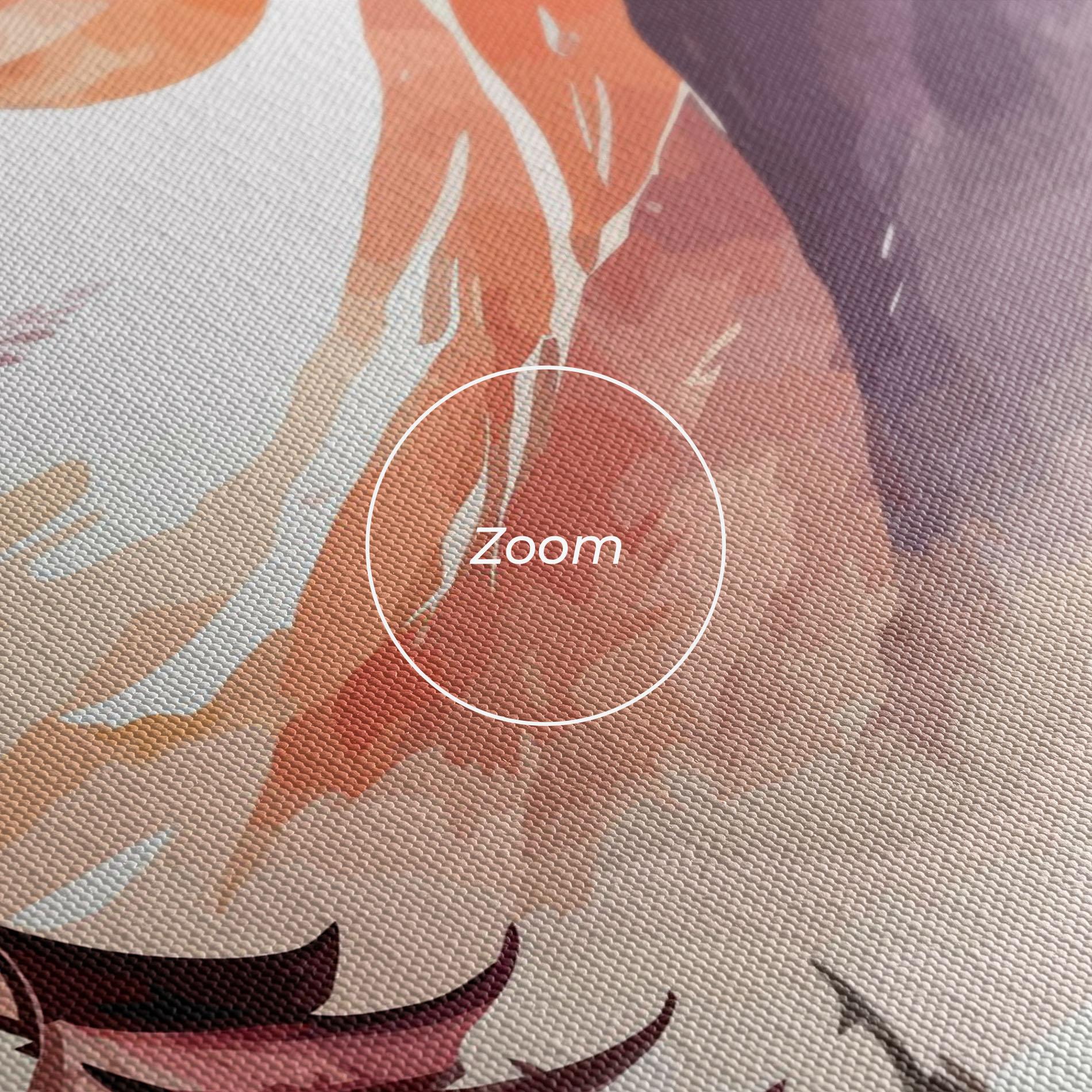 Tablou Canvas Asiatic Purple Mountain mockup 3