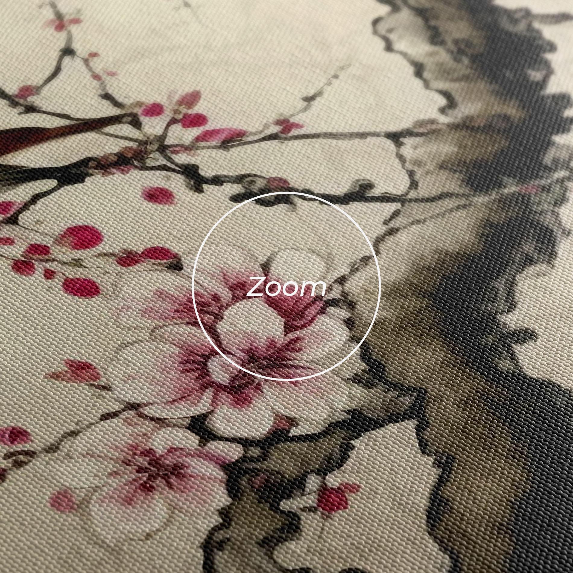 Tablou Canvas Cherry Blossom Birds mockup 3