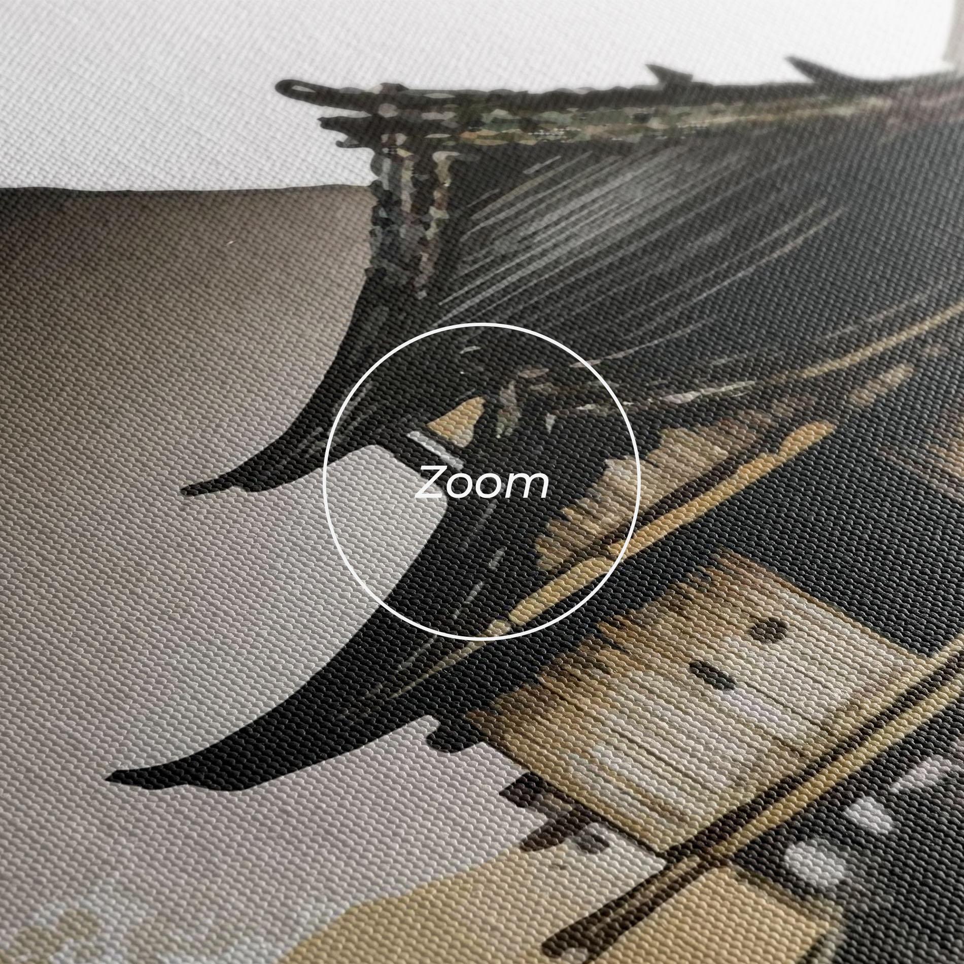 Tablou Canvas Gold Japanese Temple mockup 3