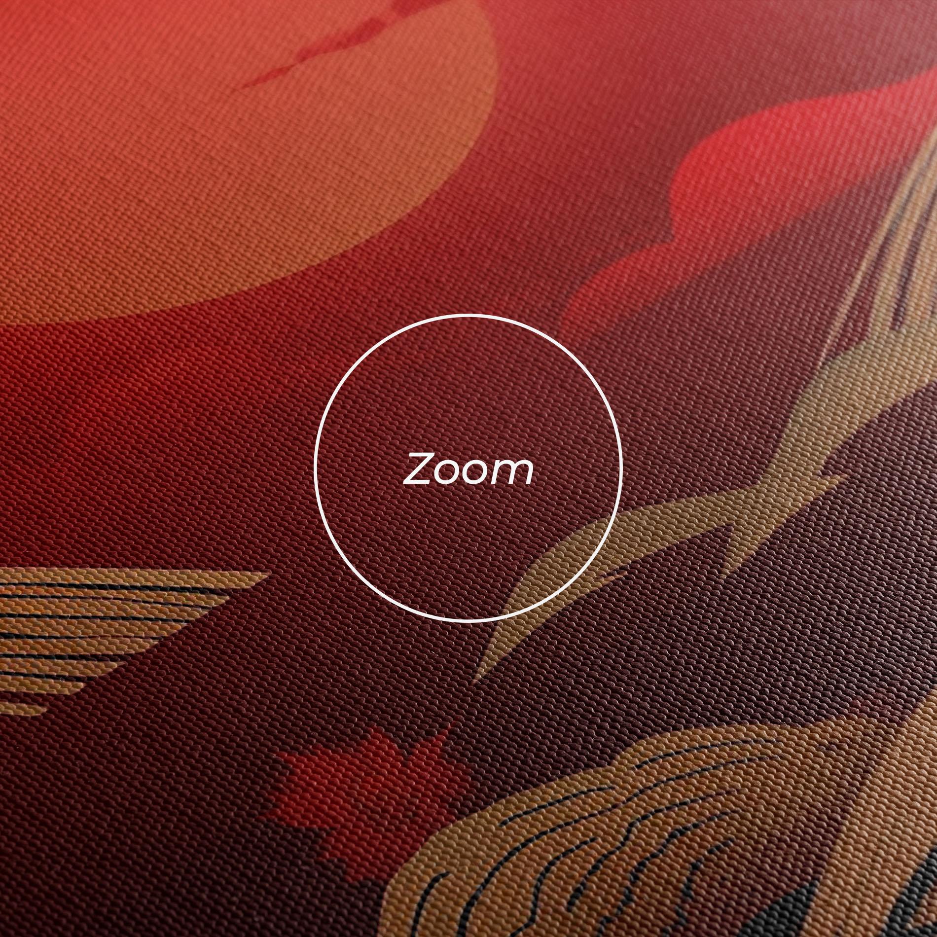 Tablou Canvas Gold Landscape Painting mockup 3