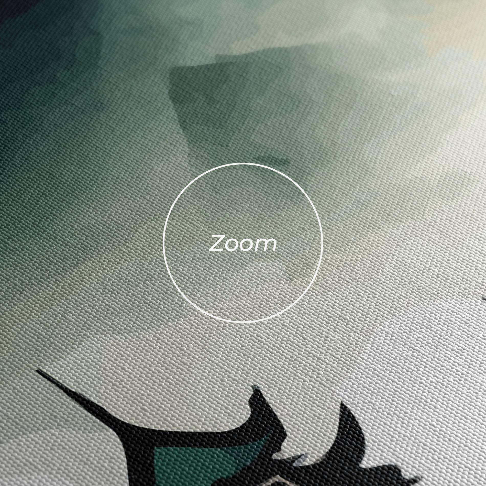 Tablou Canvas Green Mountain Moon mockup 3