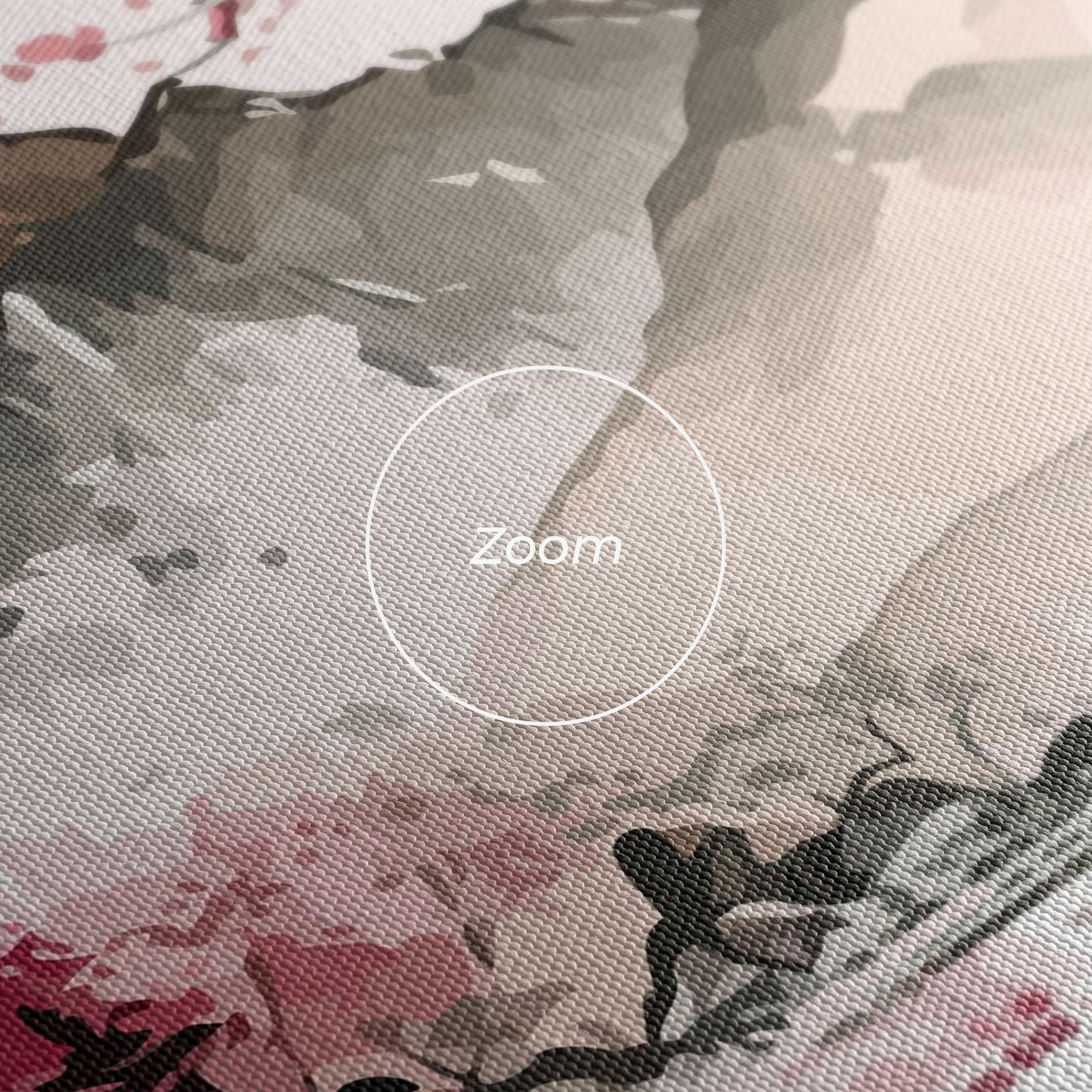 Tablou Canvas Pink Asian View mockup 3