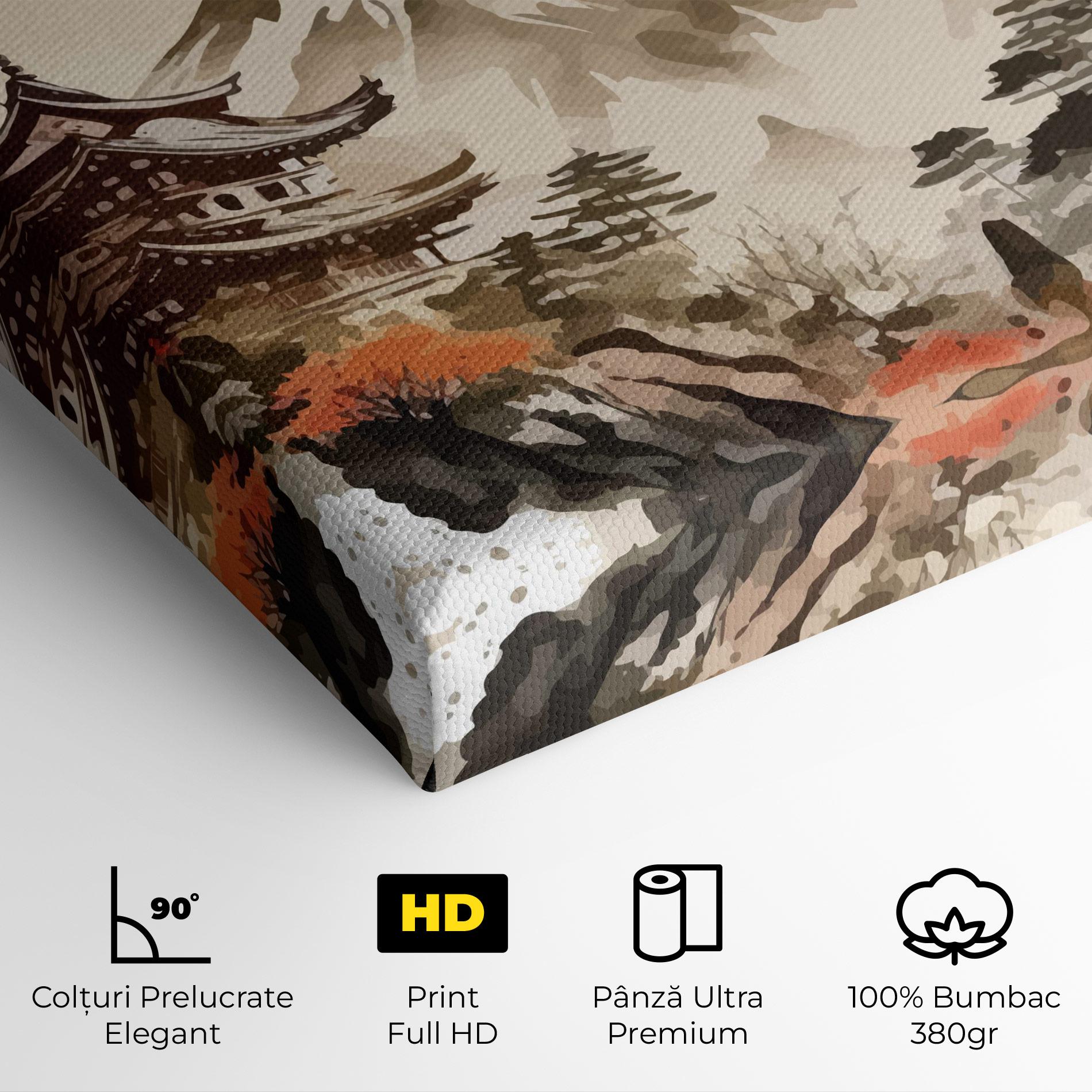 Tablou Canvas Asiatic Blossom View mockup 4