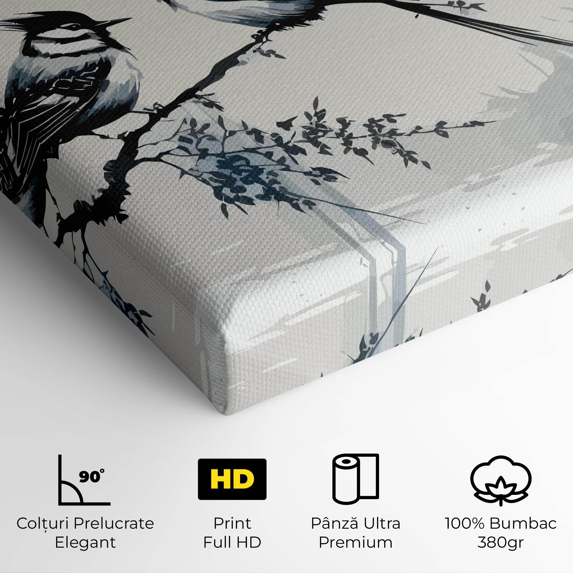 Tablou Canvas Asiatic Blue Bird mockup 4