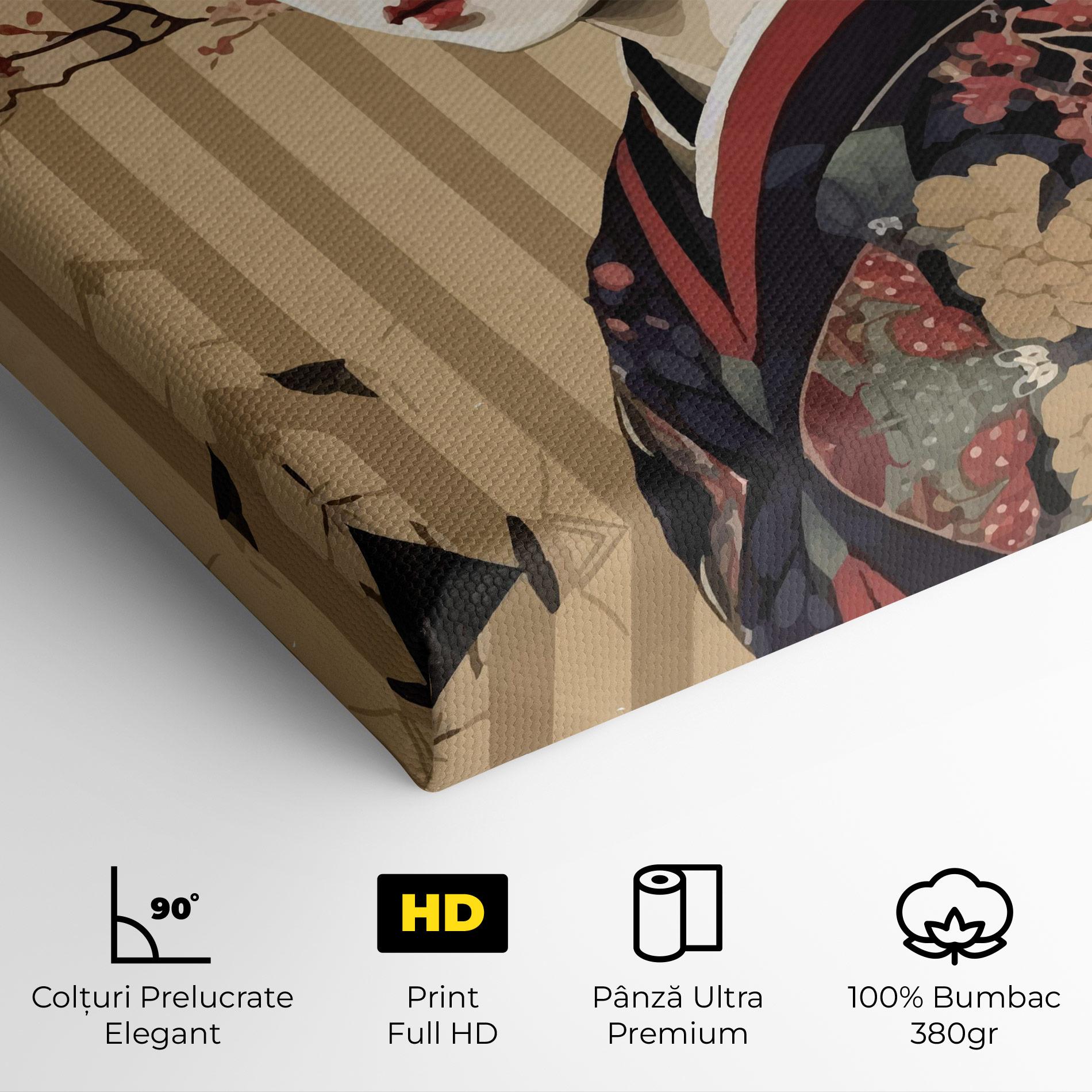 Tablou Canvas Asiatic Lady mockup 4