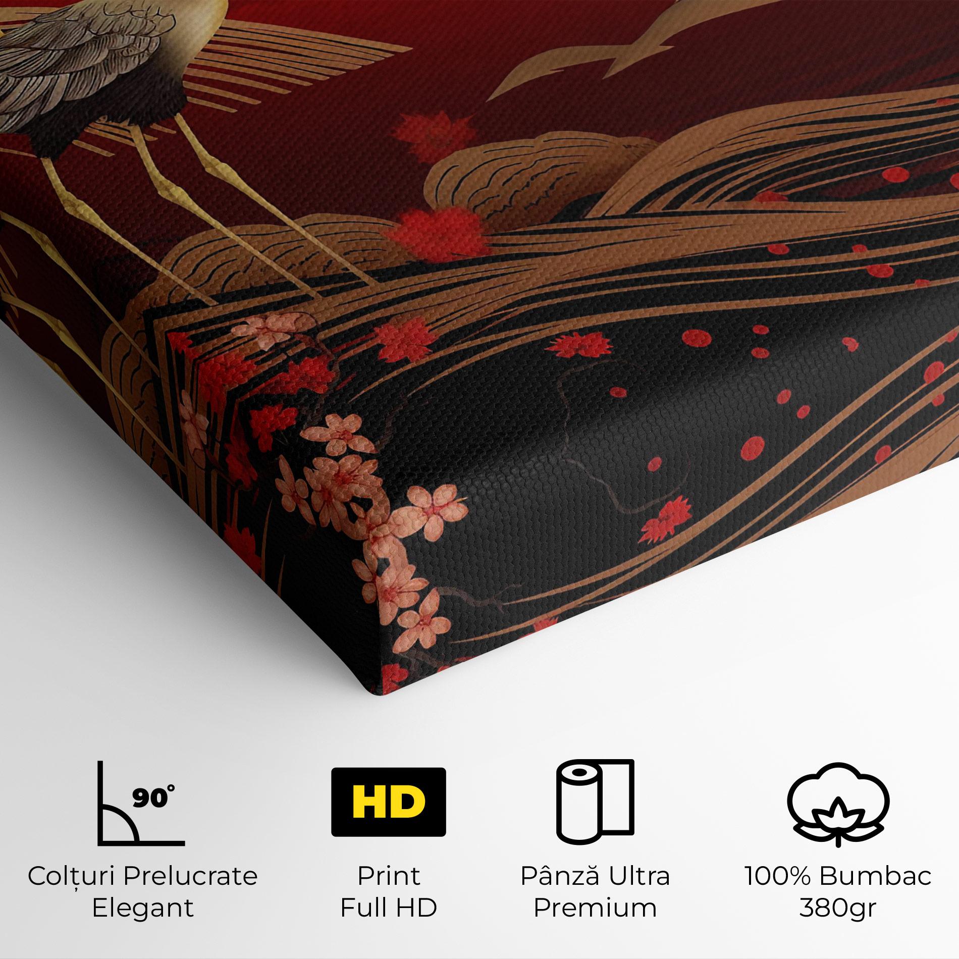 Tablou Canvas Gold Landscape Painting mockup 4