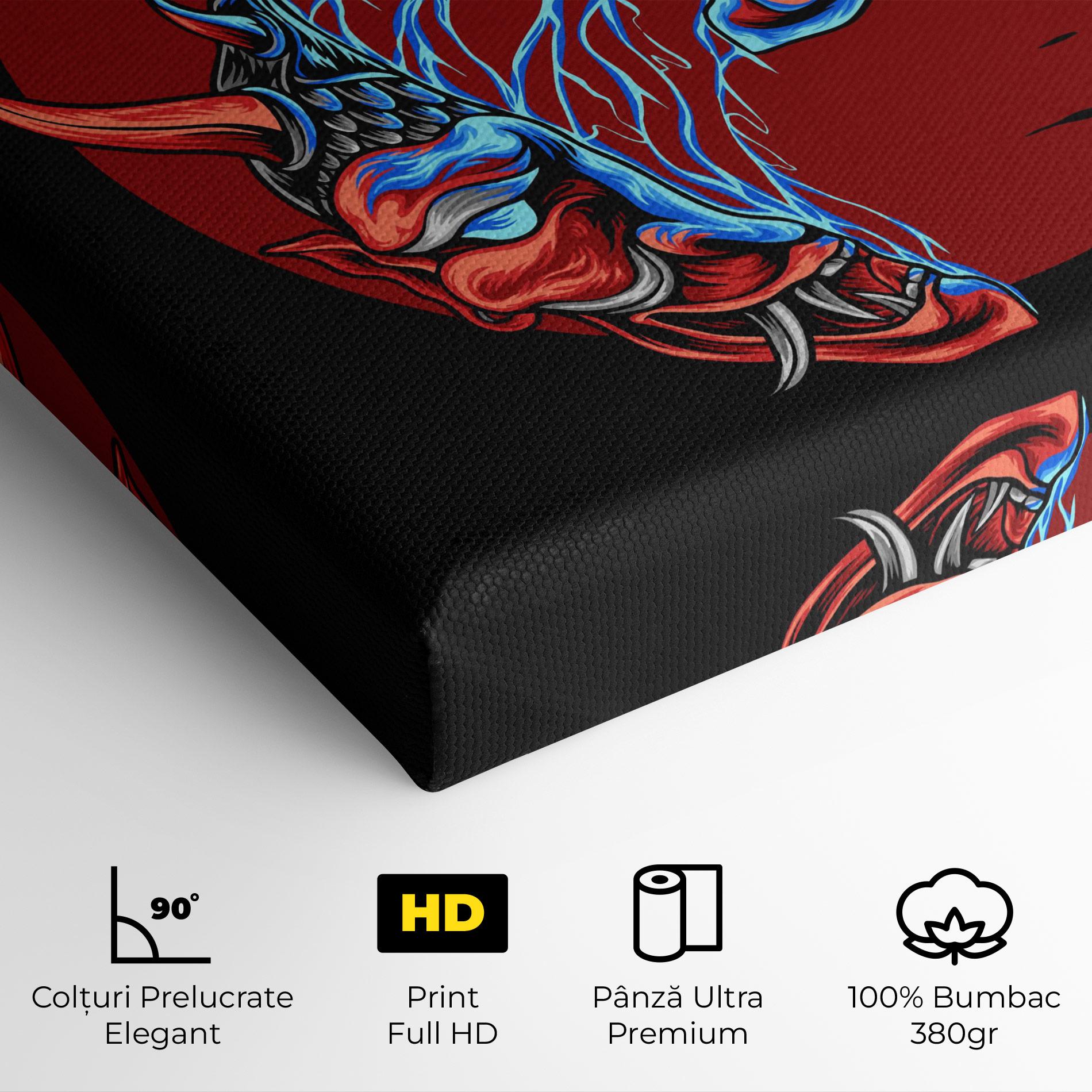 Tablou Canvas Japanese Mask mockup 4