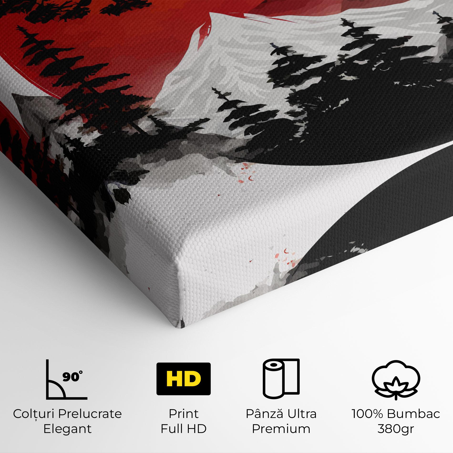 Tablou Canvas Yin Yang Mountain mockup 4