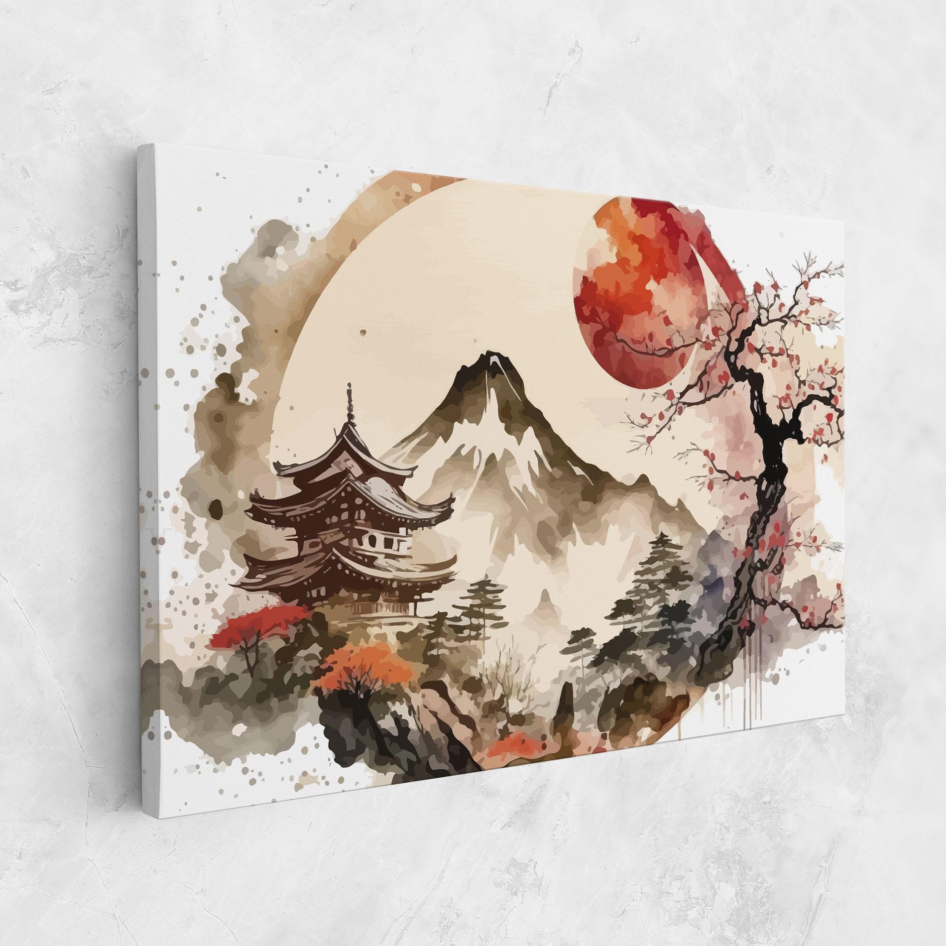 Tablou Canvas Asiatic Blossom View mockup 1