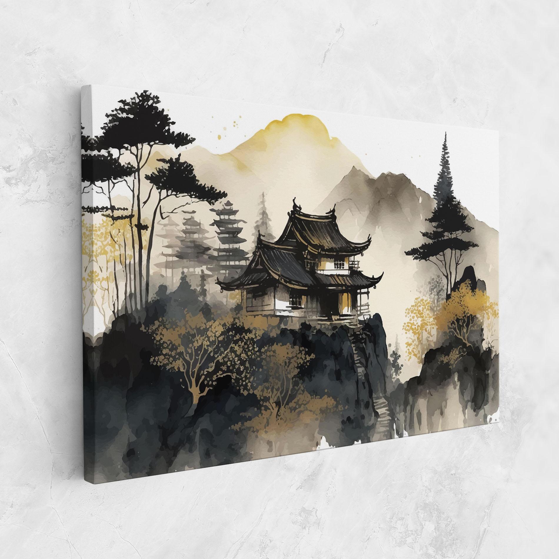 Tablou Canvas Japanese Temple mockup 1