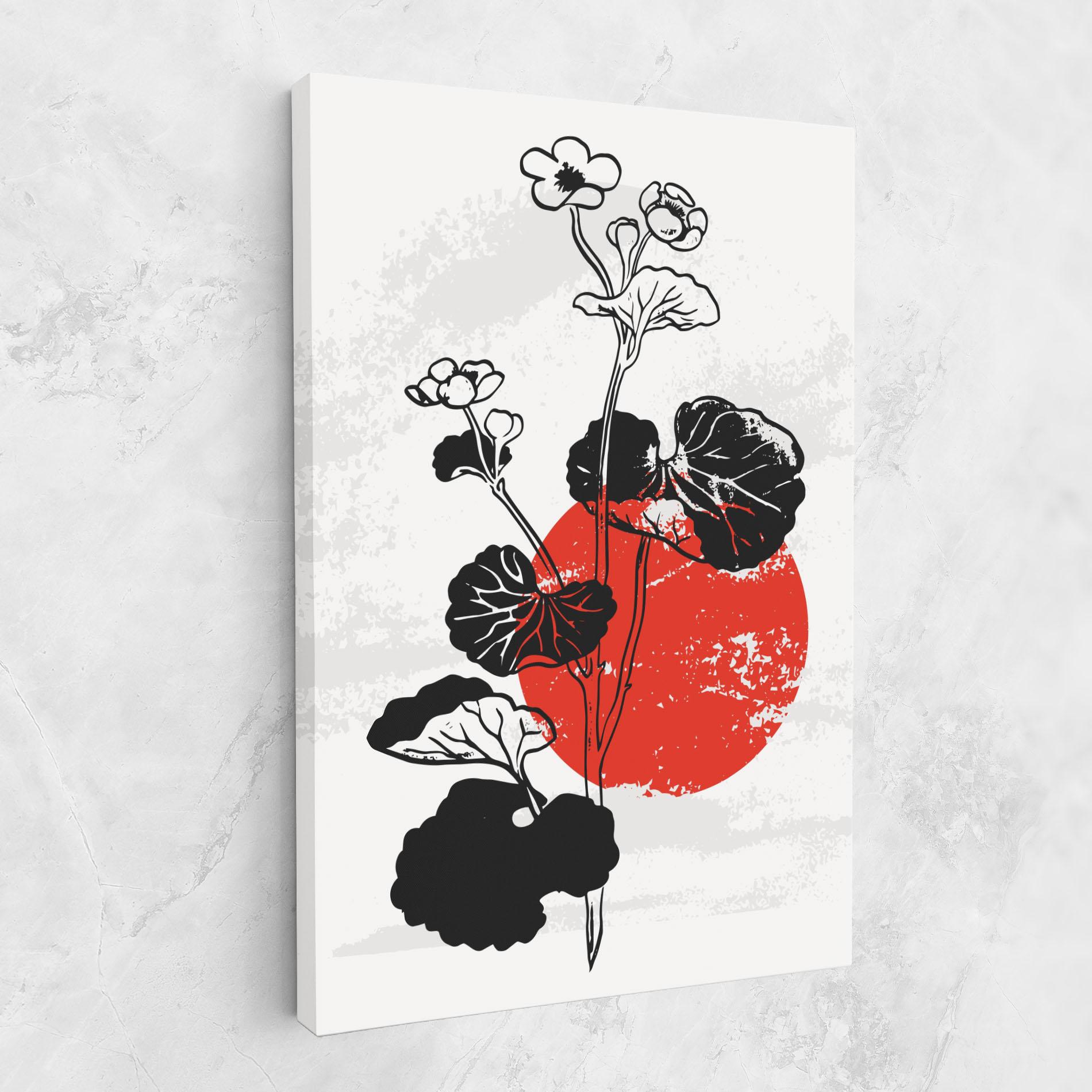 Tablou Canvas Japan Plant Art mockup 1