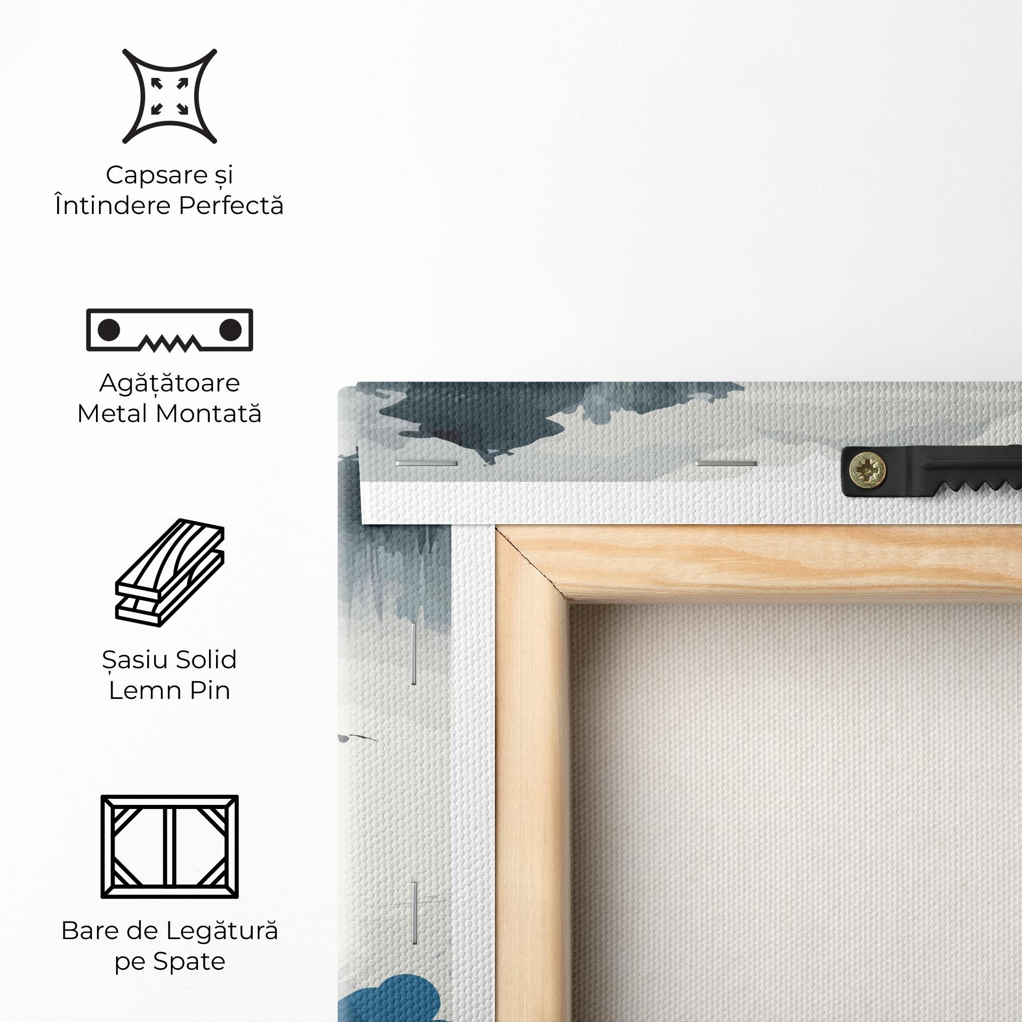 Tablou Canvas Asiatic Blue Bird mockup 5