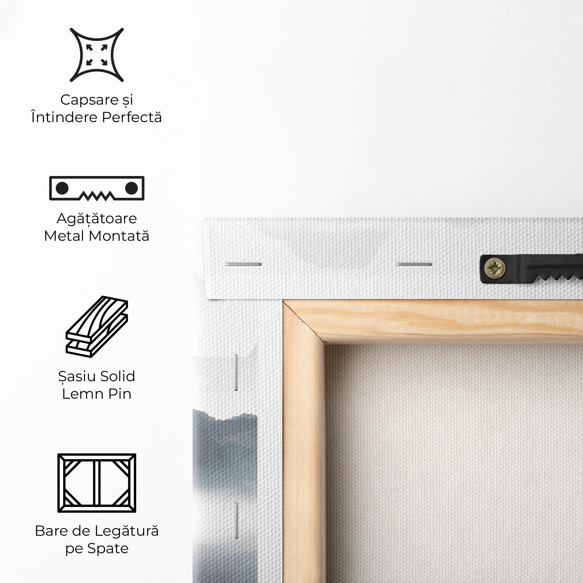 Tablou Canvas Chinese Style Mountains mockup 5