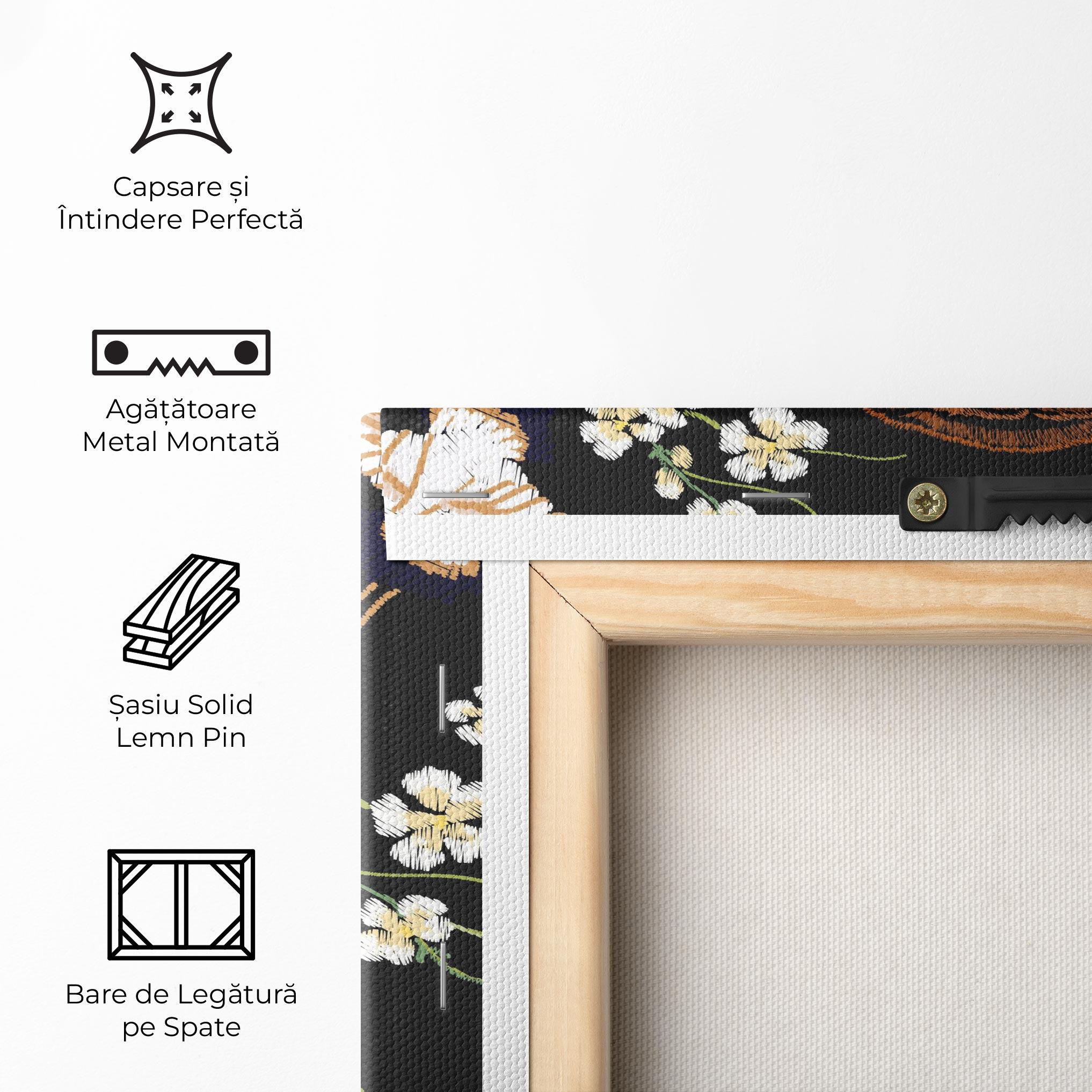 Tablou Canvas Tiger Birds Art mockup 5