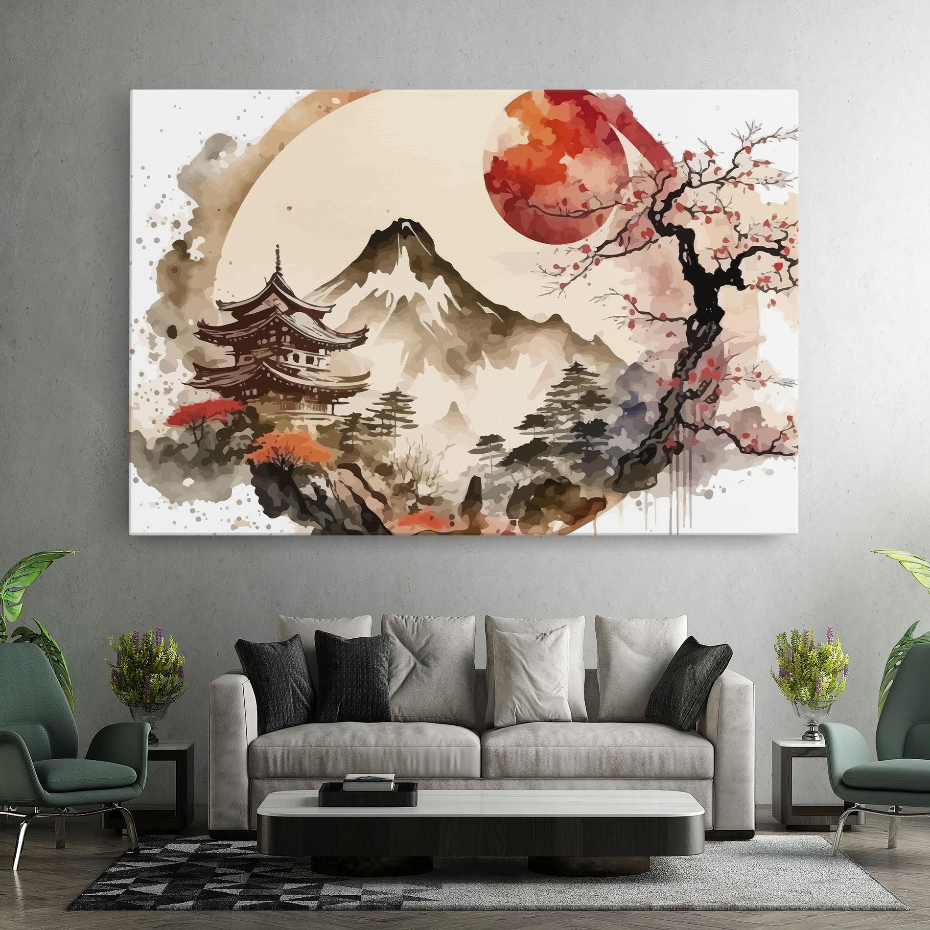 Tablou Canvas Asiatic Blossom View mockup 7
