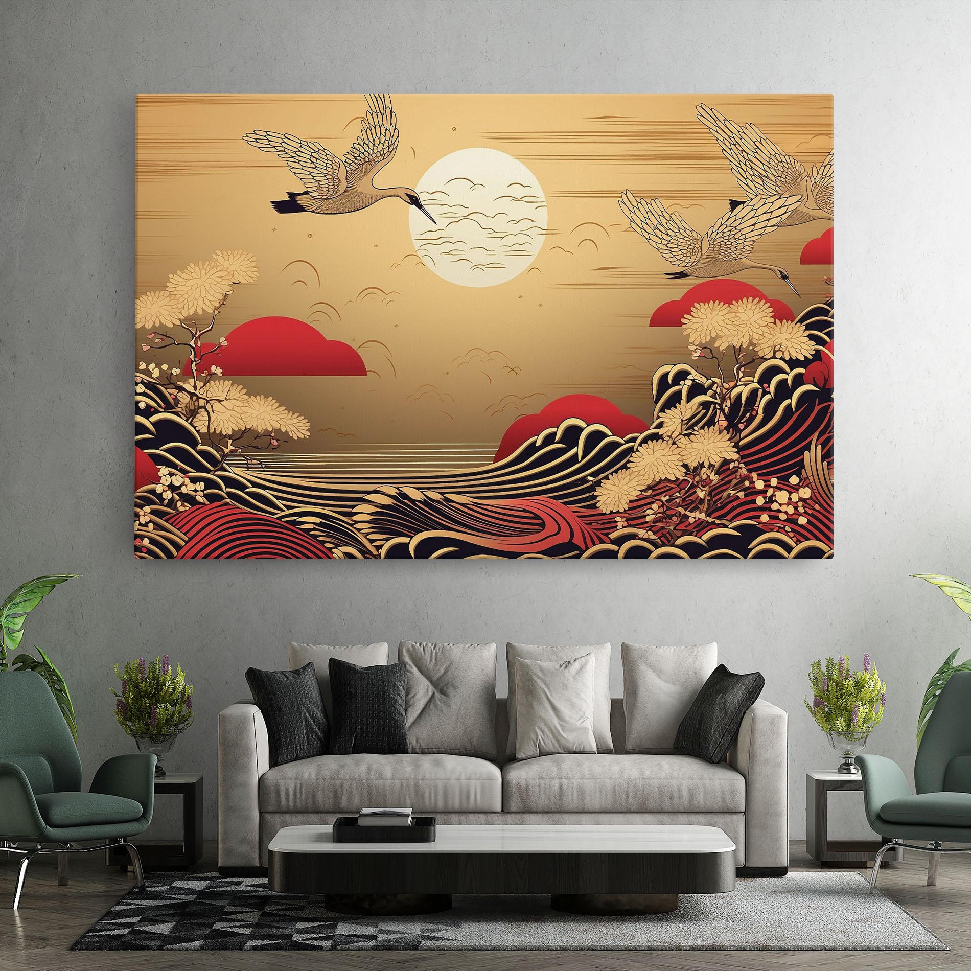 Tablou Canvas Chinese Wind Art mockup 7