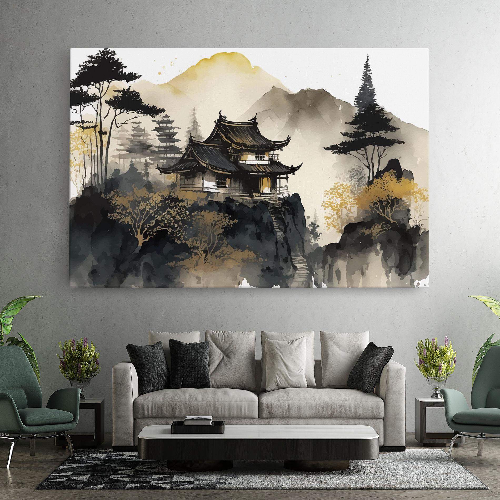 Tablou Canvas Japanese Temple mockup 7