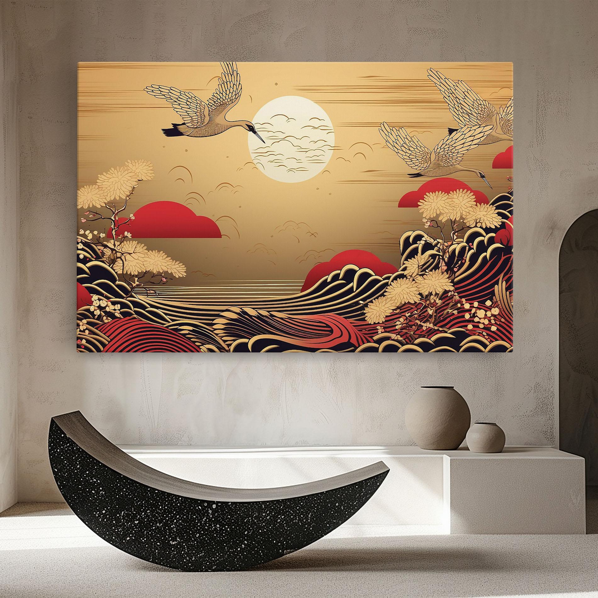 Tablou Canvas Chinese Wind Art mockup 8