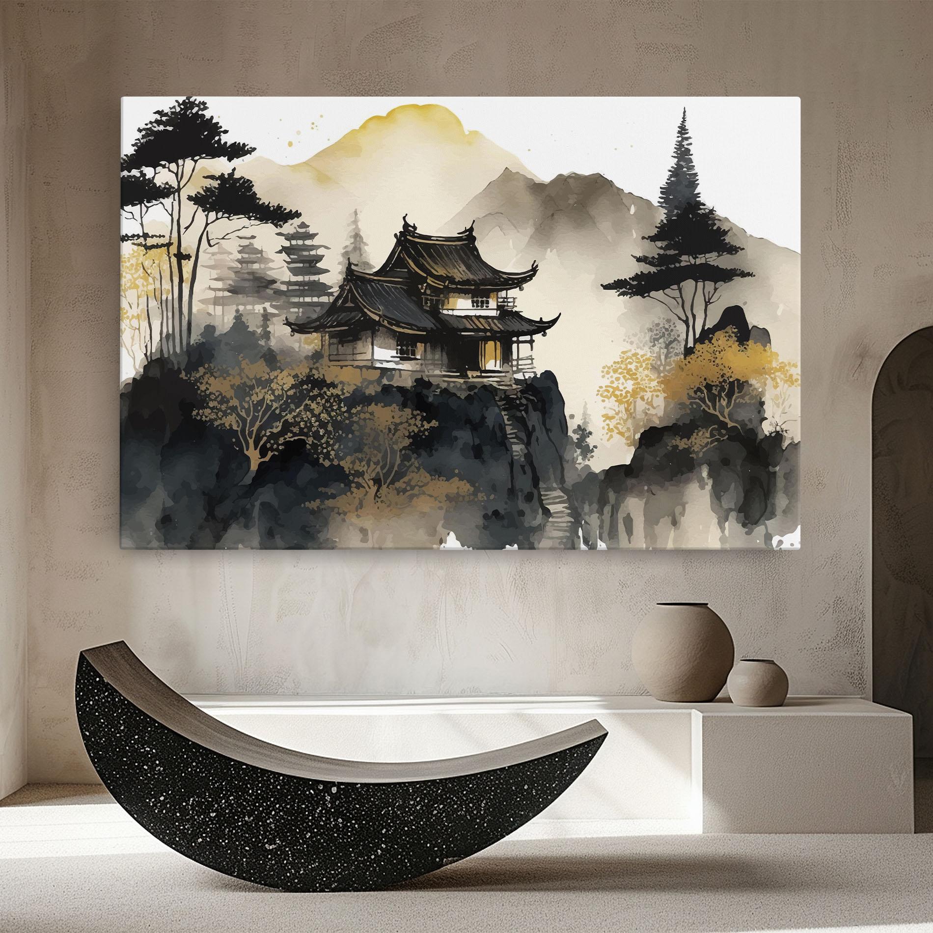 Tablou Canvas Japanese Temple mockup 8