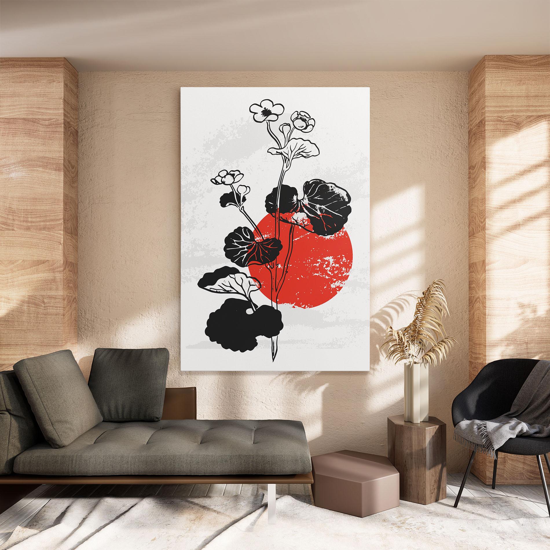 Tablou Canvas Japan Plant Art mockup 8