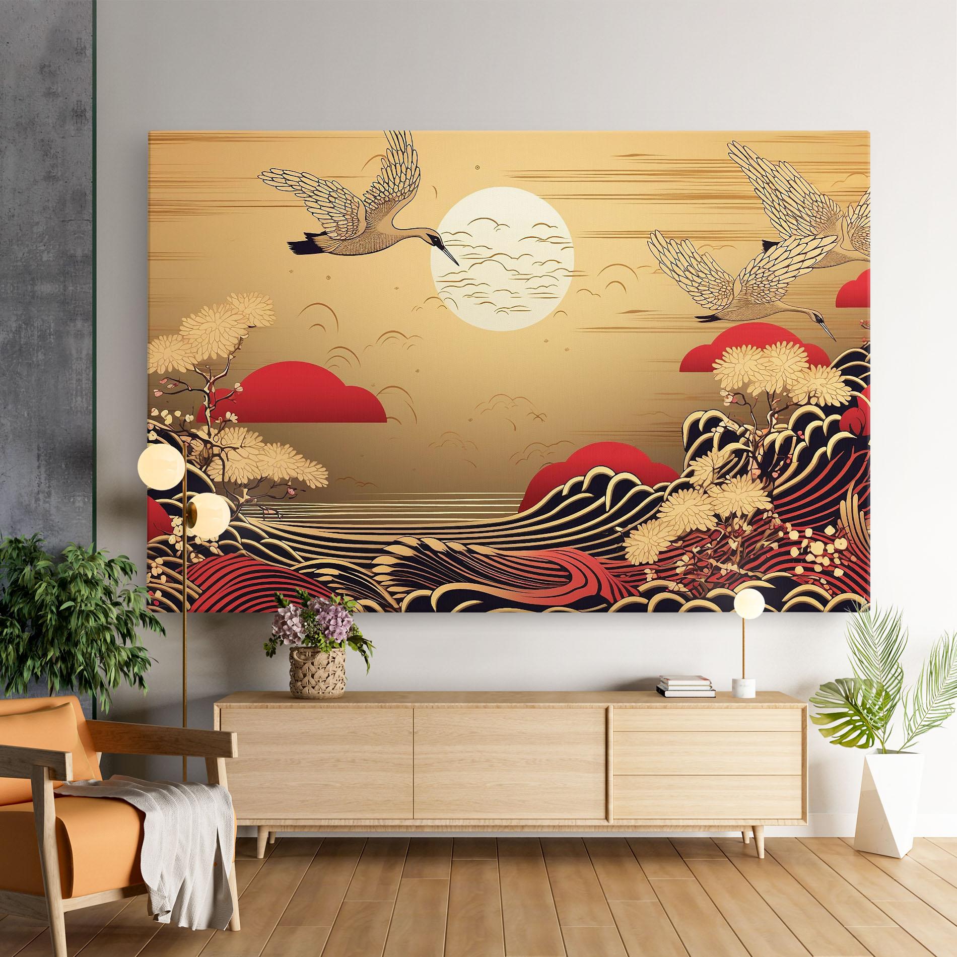 Tablou Canvas Chinese Wind Art mockup 9