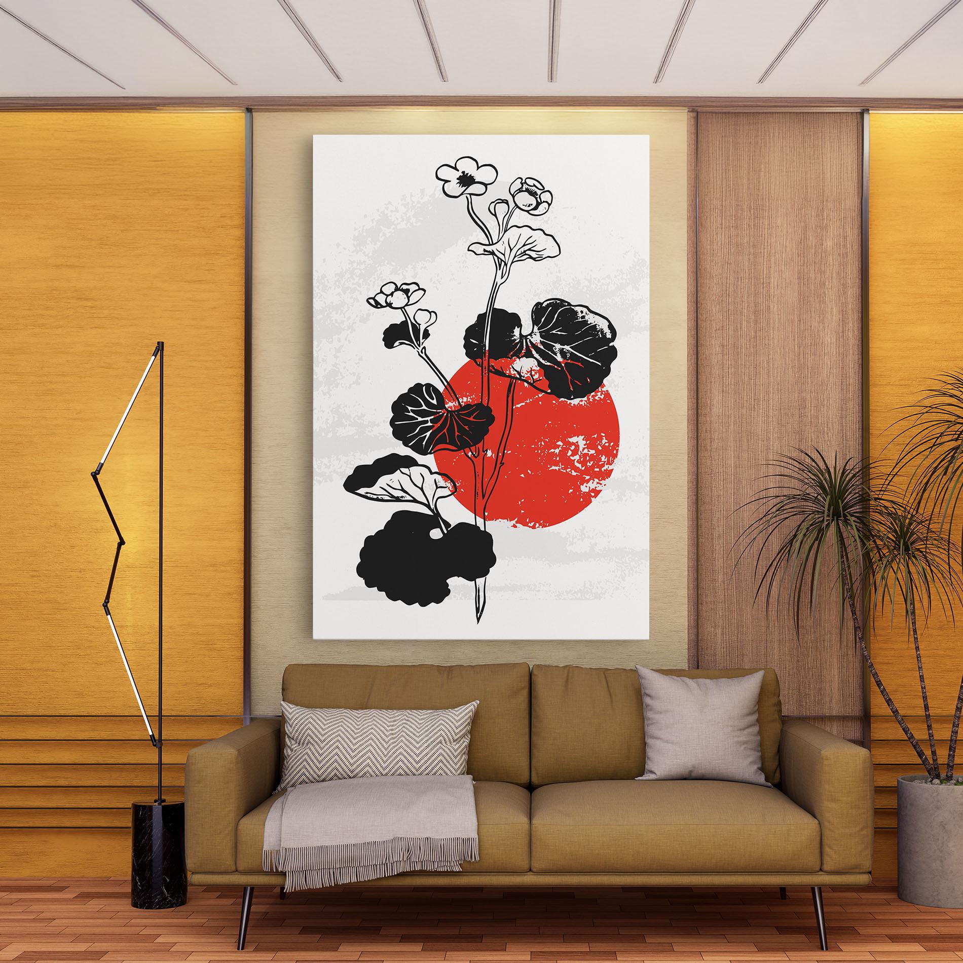 Tablou Canvas Japan Plant Art mockup 9