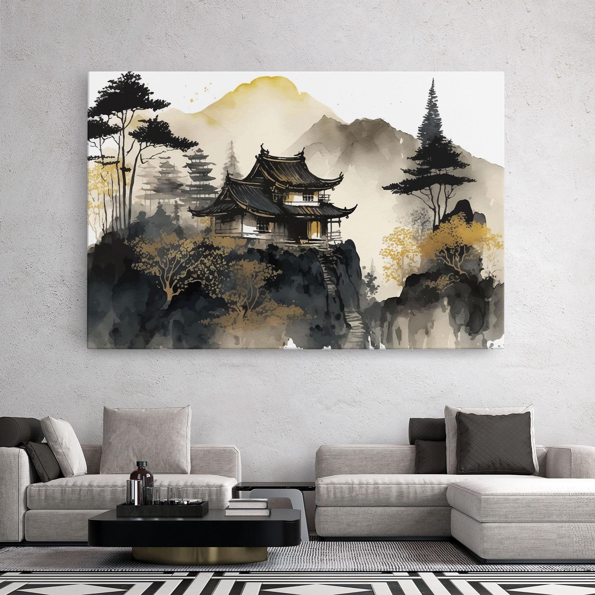 Tablou Canvas Japanese Temple mockup 2