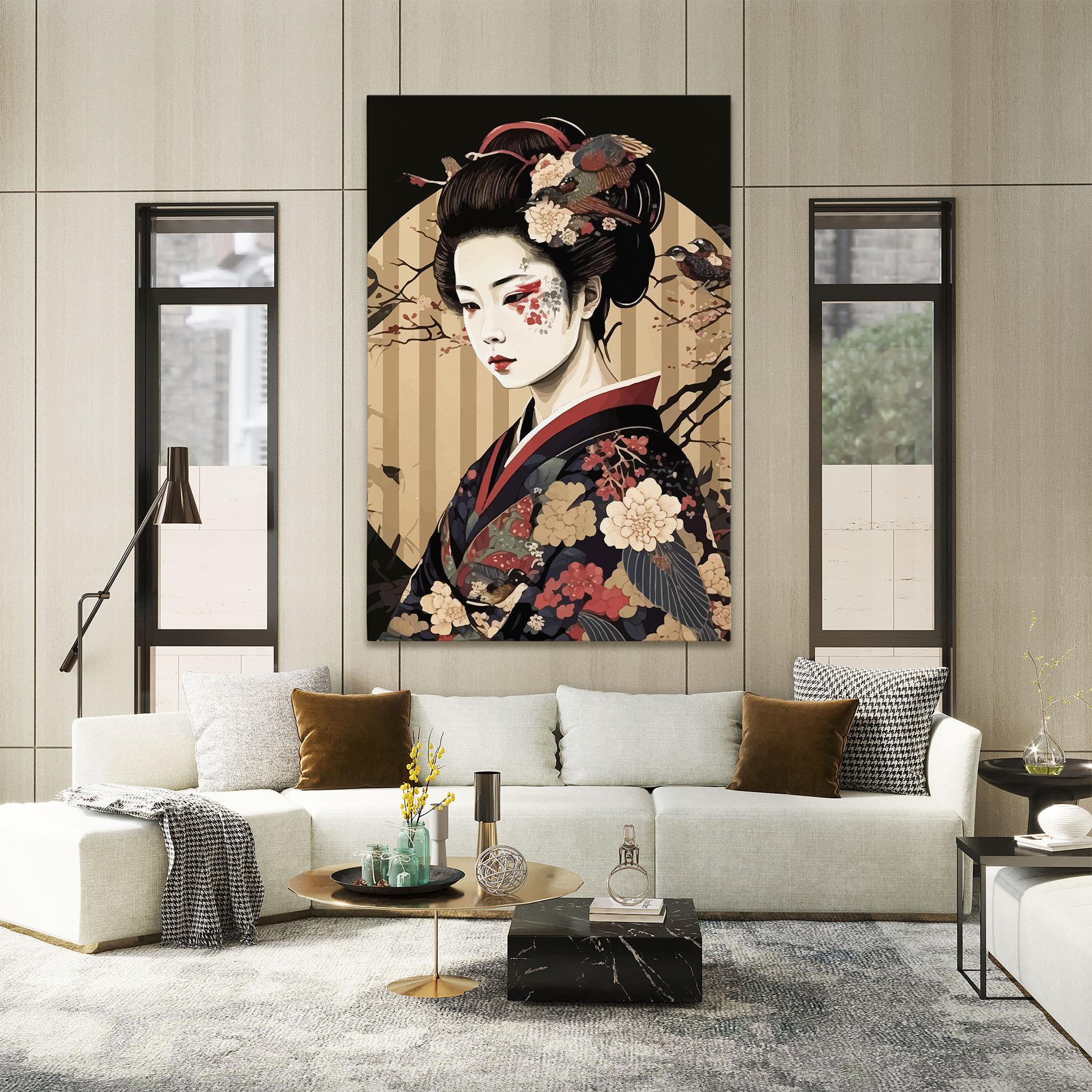Tablou Canvas Asiatic Lady mockup 2